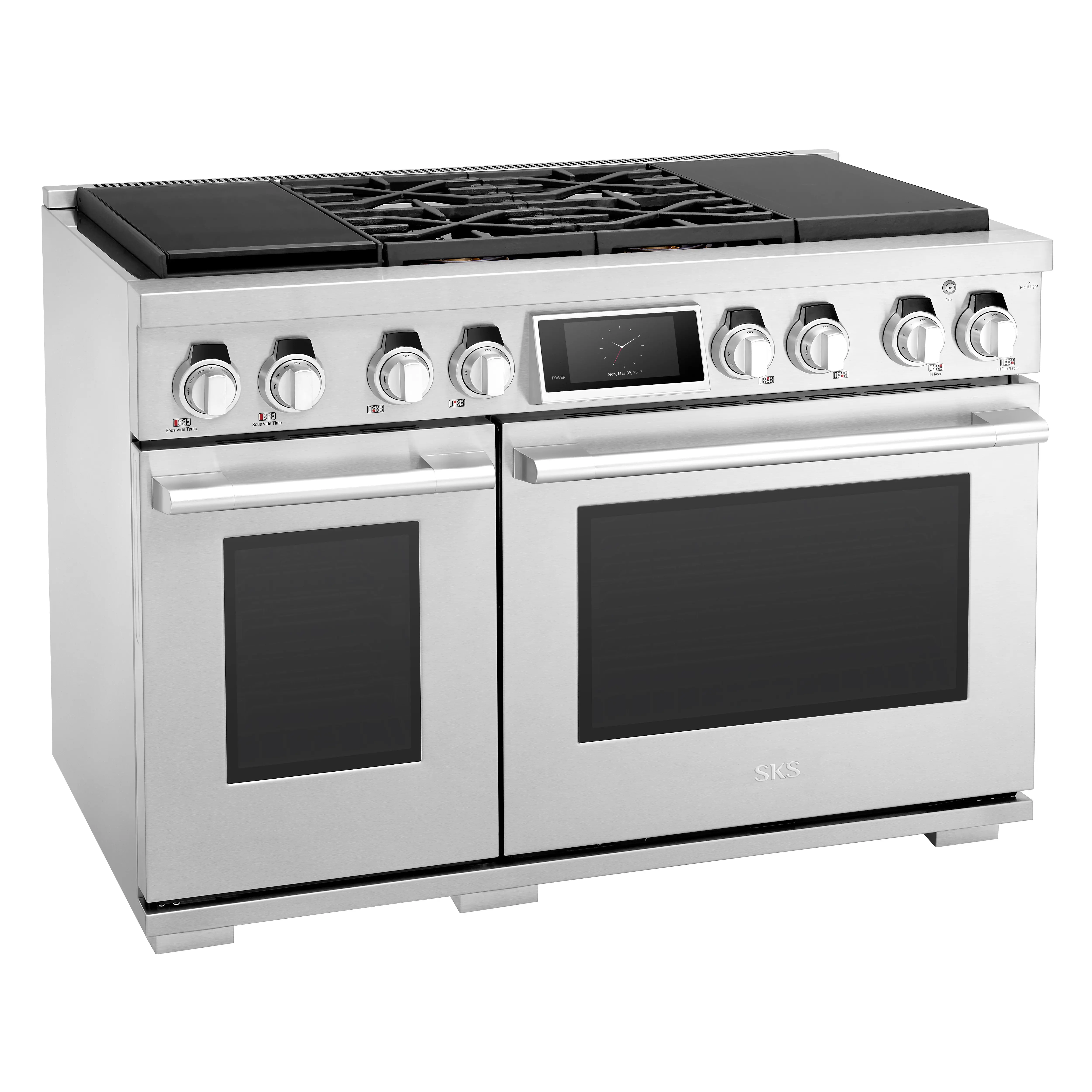 SKSDR480SIS SKS Pro Dual Fuel Range - Stainless Steel 48 Inch-19