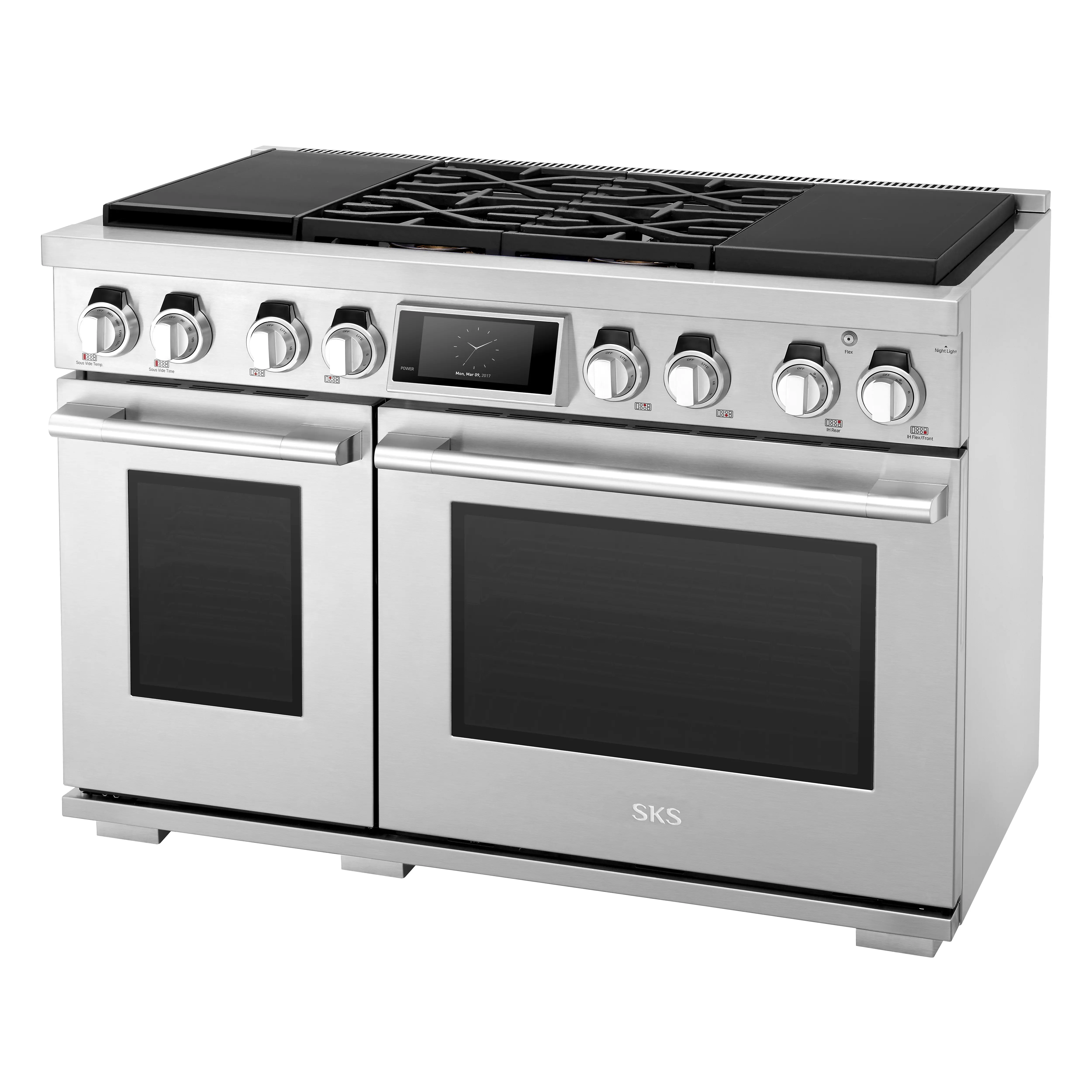 SKSDR480SIS SKS Pro Dual Fuel Range - Stainless Steel 48 Inch-20