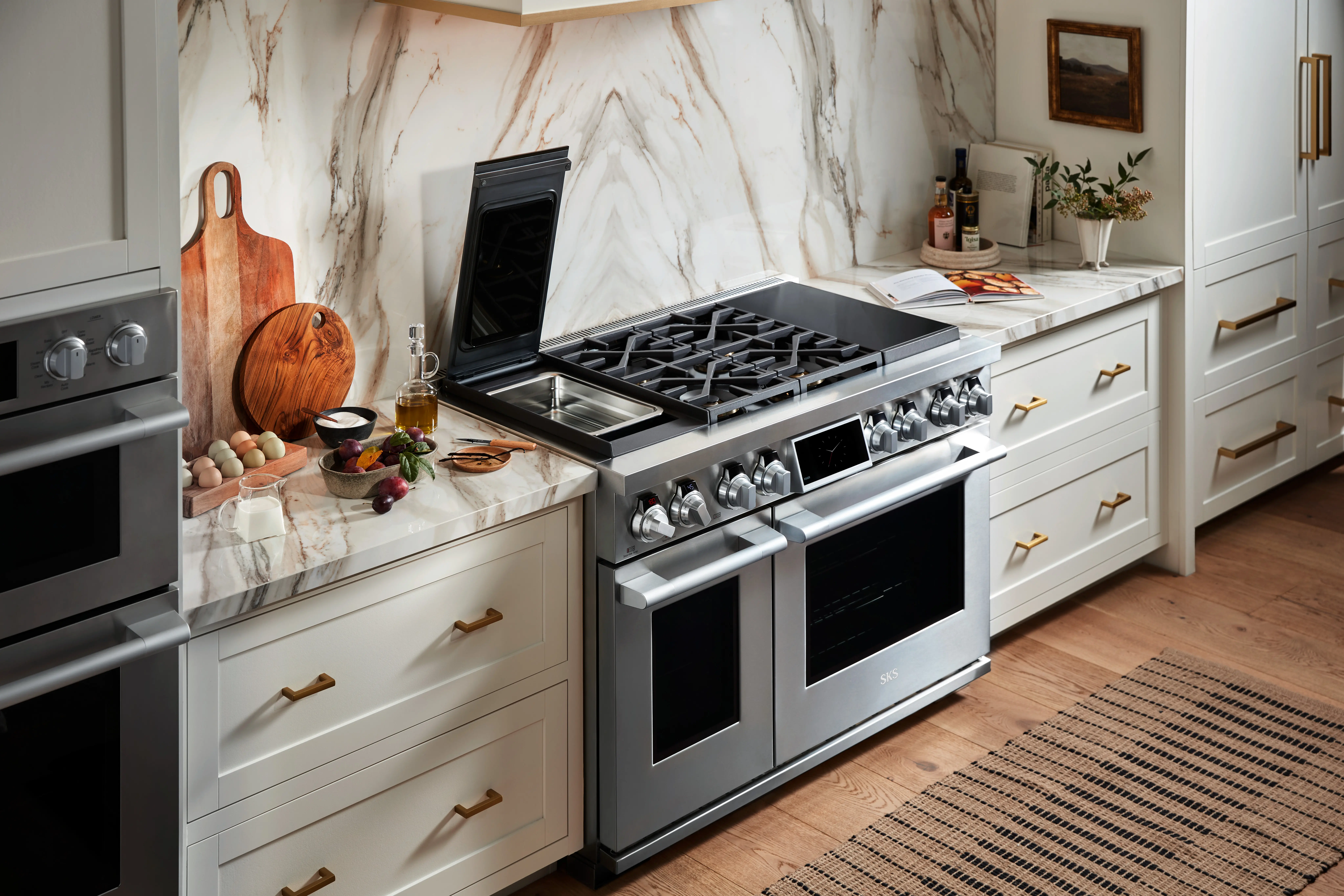 SKSDR480SIS SKS Pro Dual Fuel Range - Stainless Steel 48 Inch-3