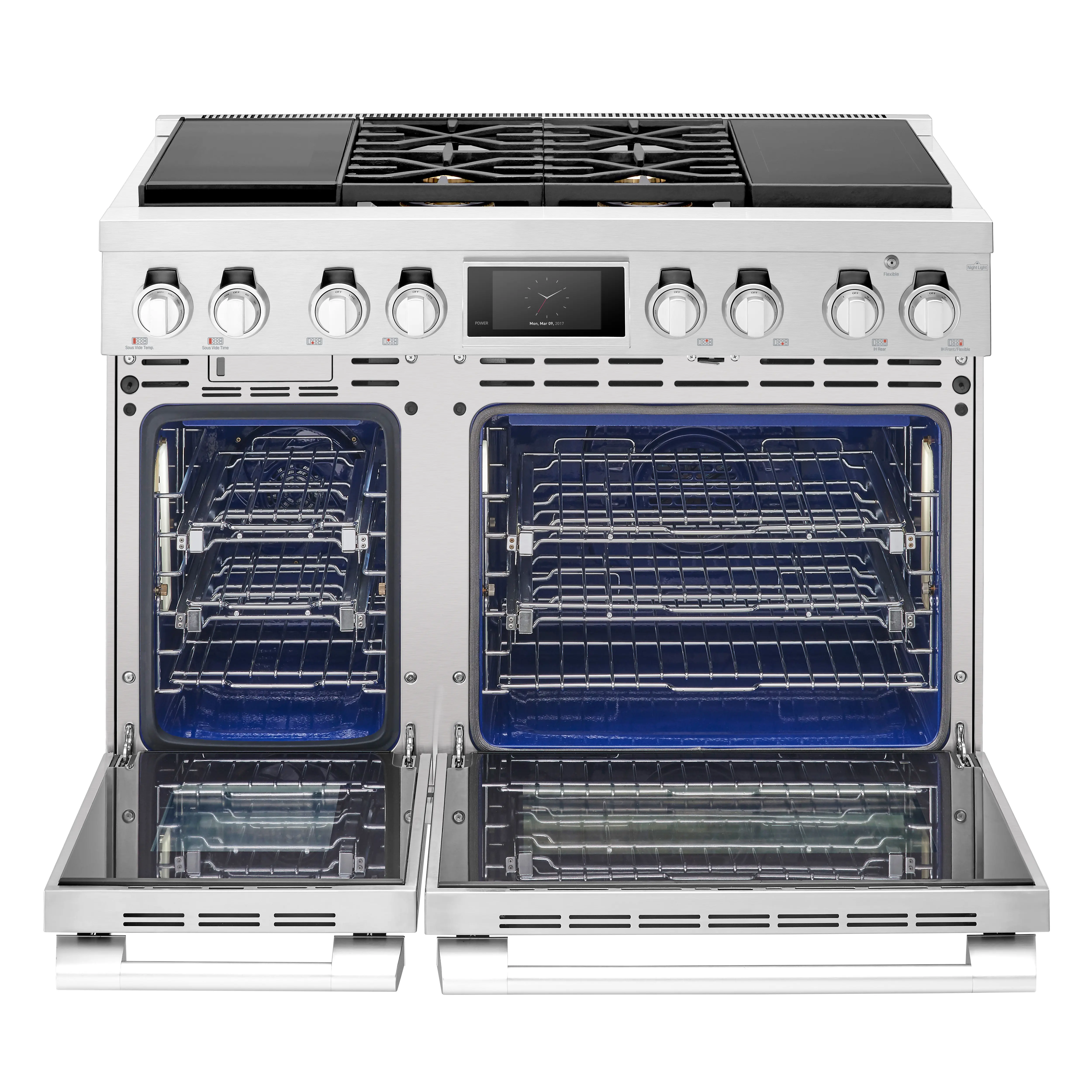 SKSDR480SIS SKS Pro Dual Fuel Range - Stainless Steel 48 Inch-4