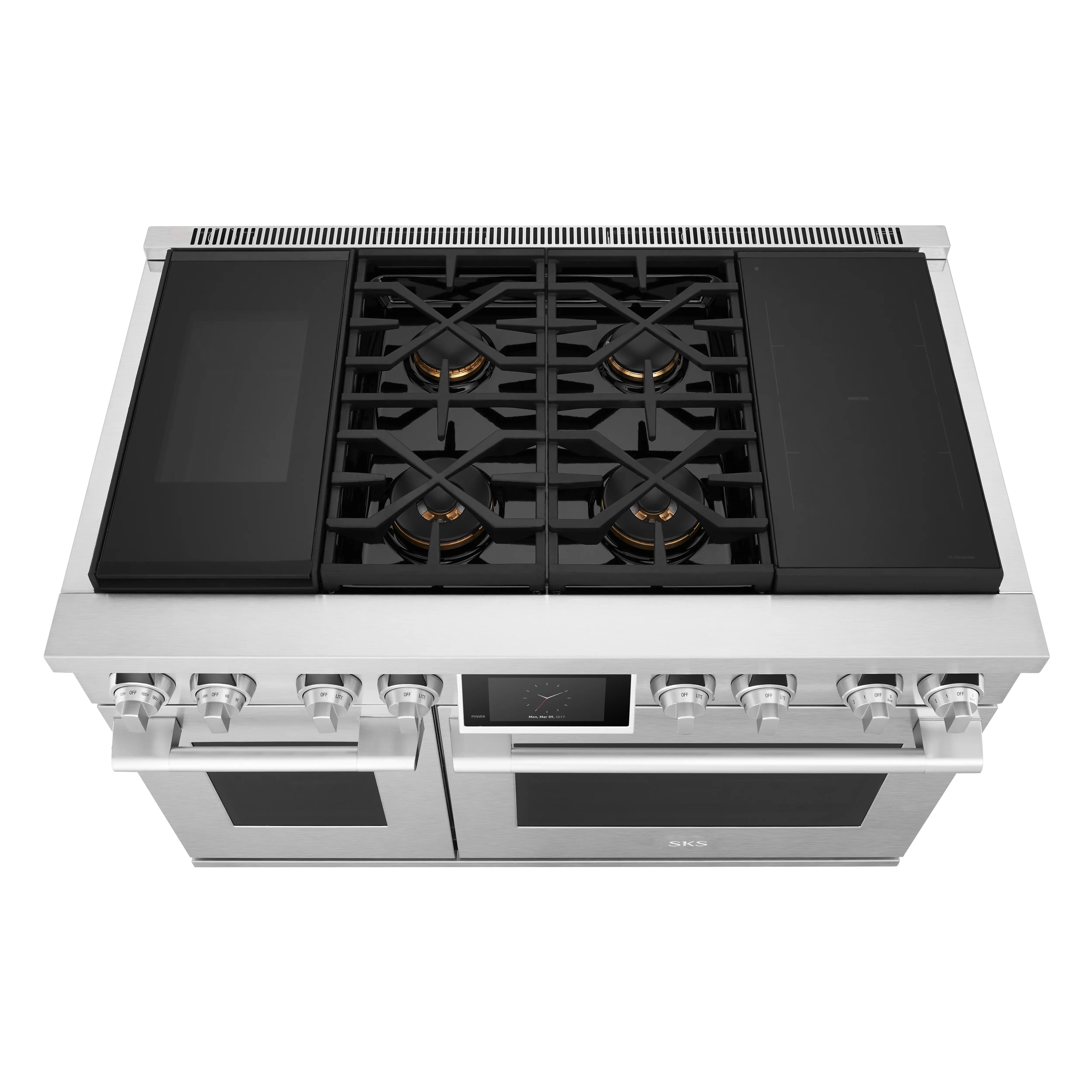 SKSDR480SIS SKS Pro Dual Fuel Range - Stainless Steel 48 Inch-8