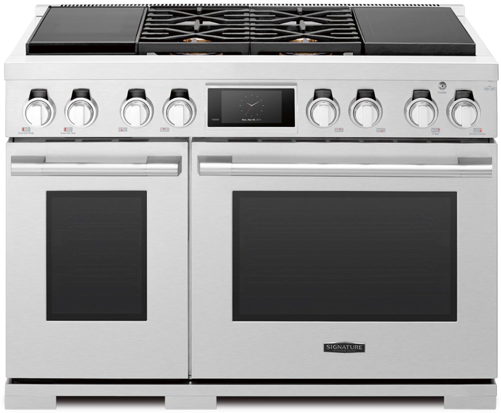 Signature Kitchen Suites Pro Dual Fuel Range - Stainless Steel 48 Inch