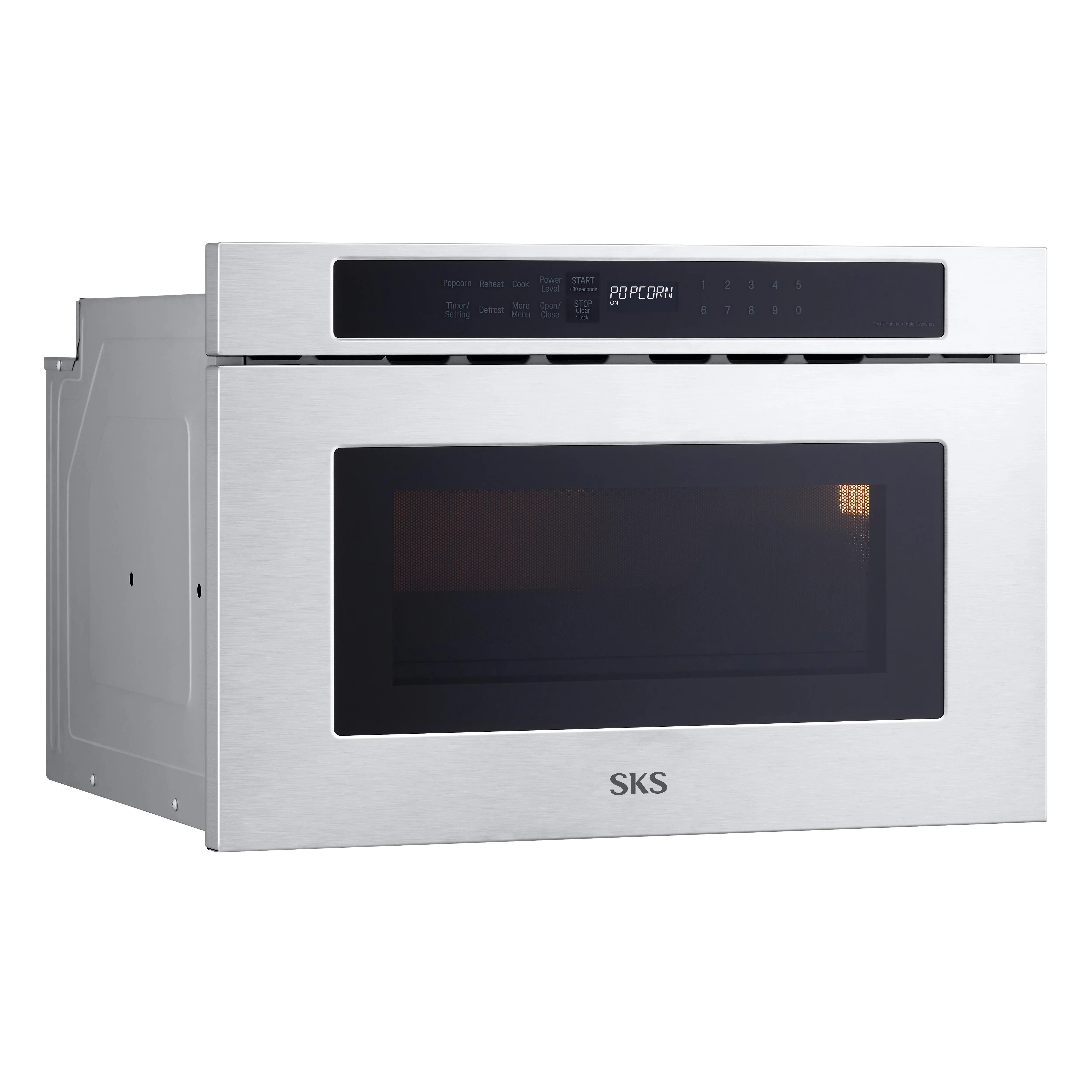 SKSMD2401S SKS 24 Inch Microwave Drawer - Stainless Steel-3