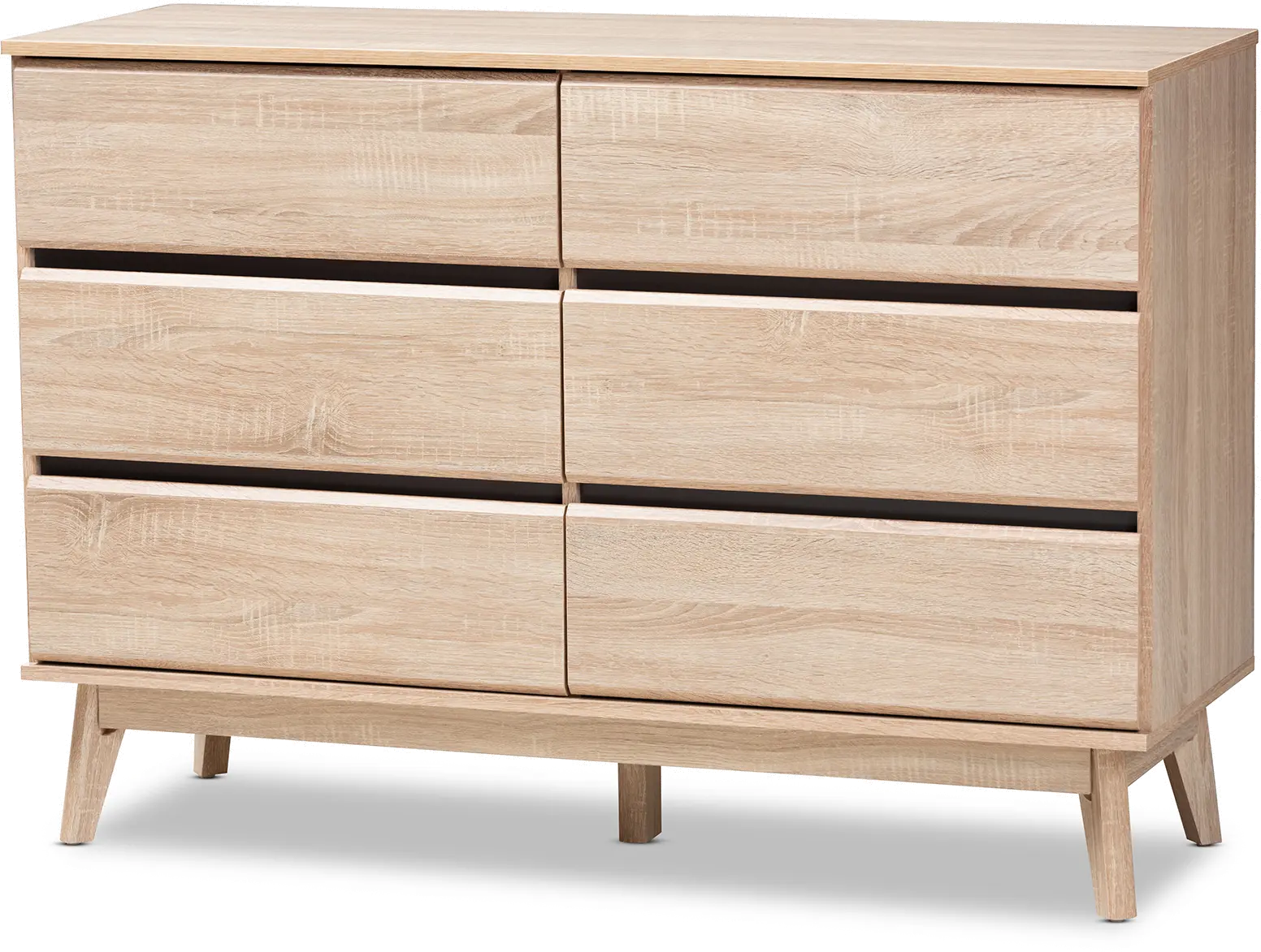 148-8256-RCW Mid-Century Light Oak Dresser - Josephina-4