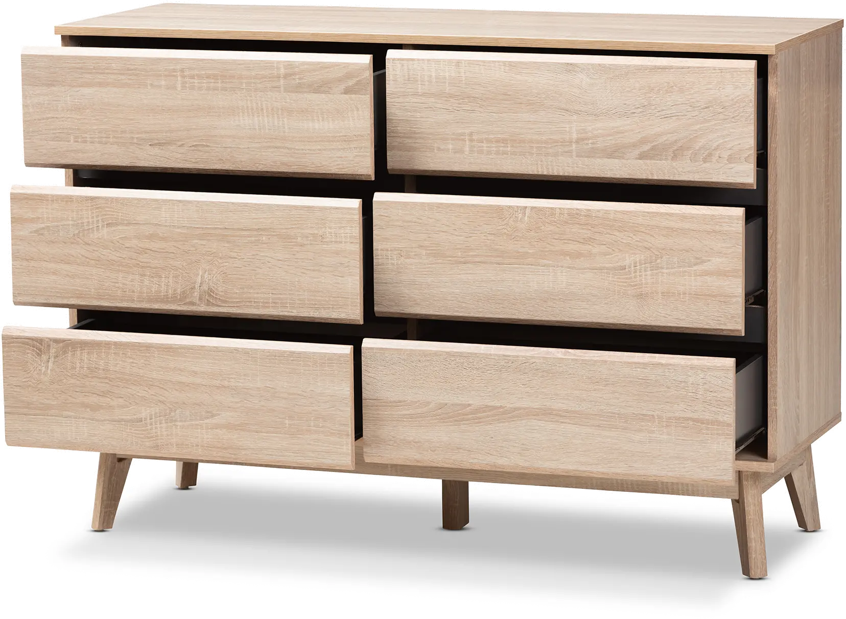 148-8256-RCW Mid-Century Light Oak Dresser - Josephina-5