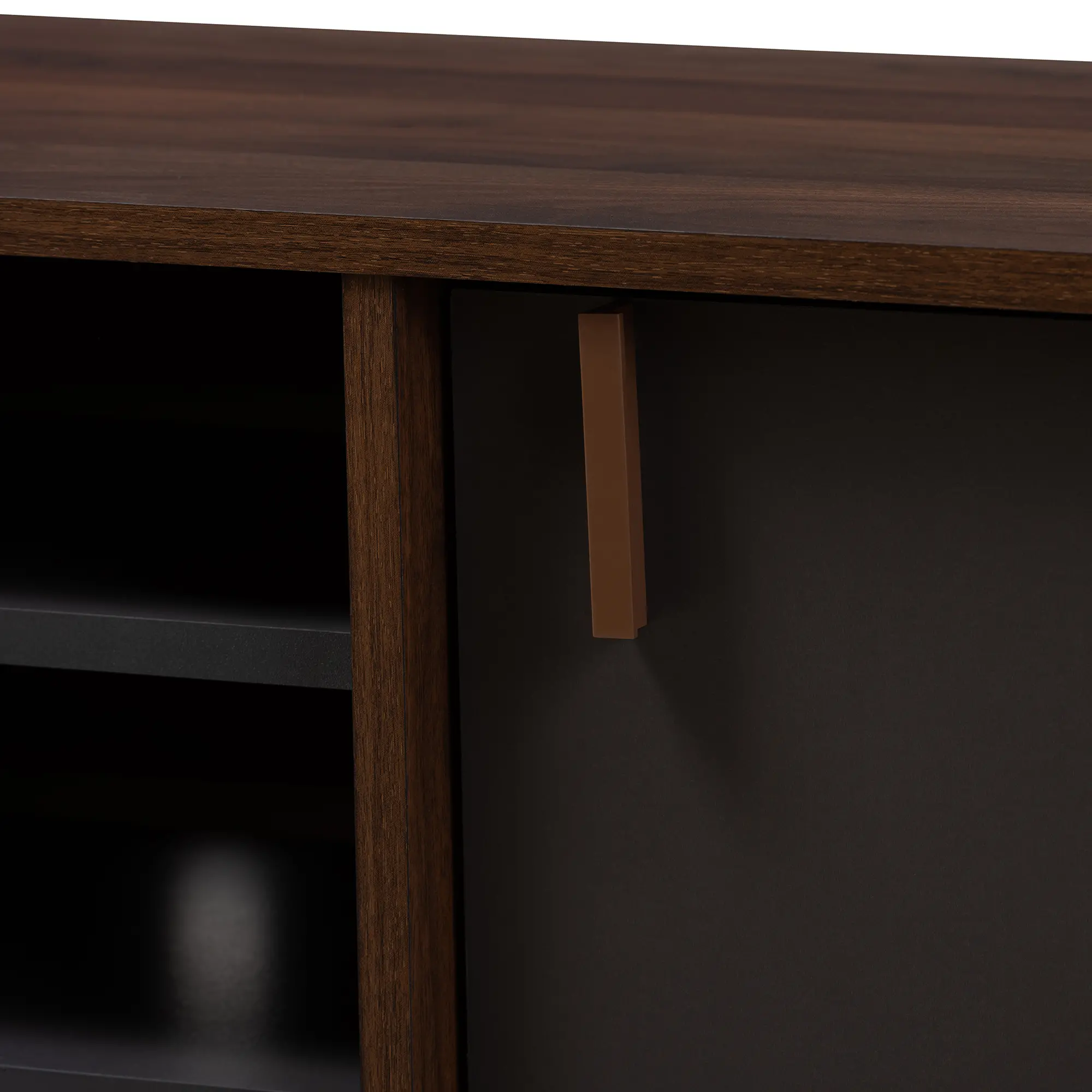 148-8669-RCW Modern Brown and Dark Grey Finished Mid-Century TV Stand - Abilene-8