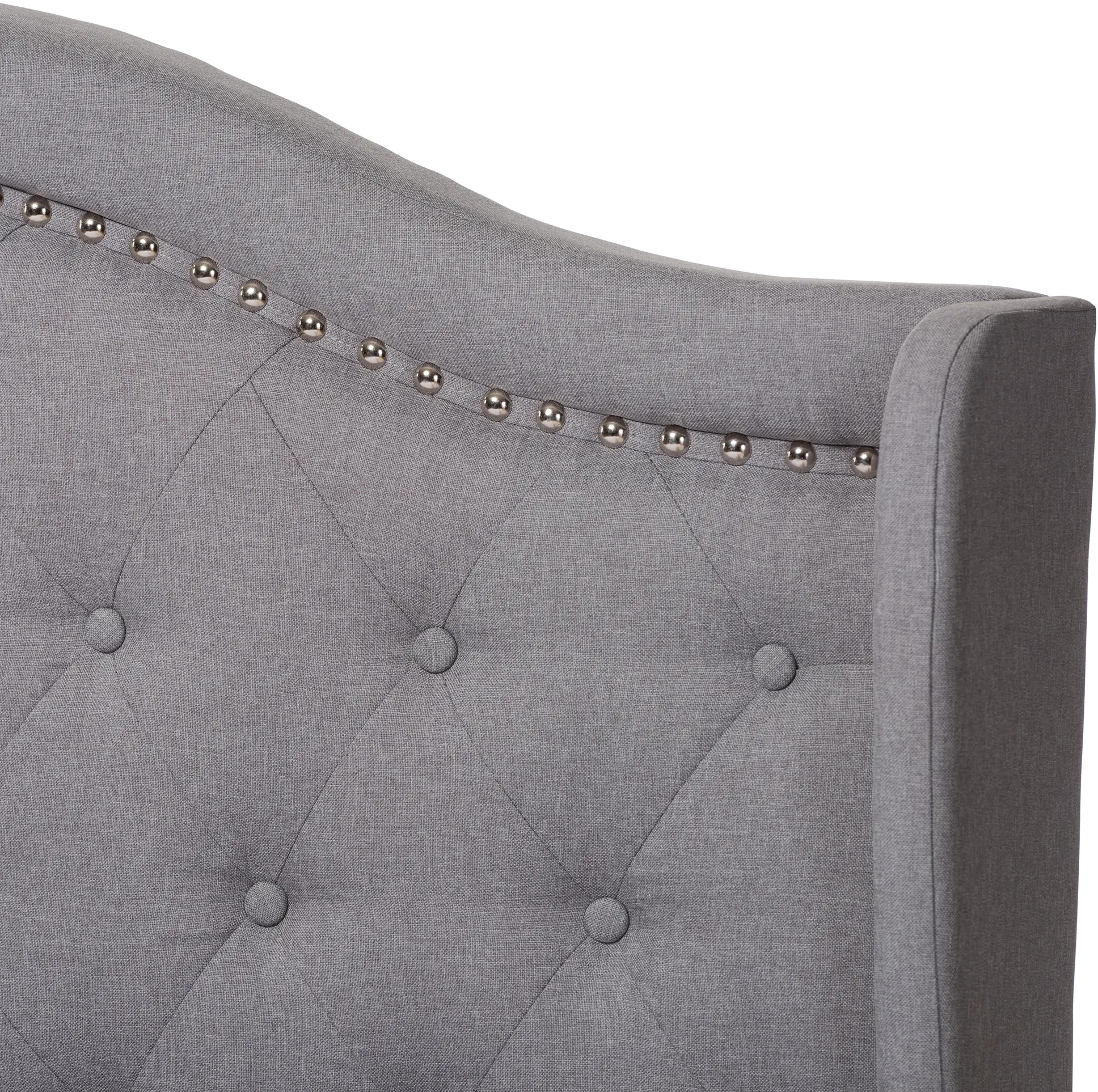 149-8972-RCW Contemporary Light Gray Upholstered King Bed - Lainey-6