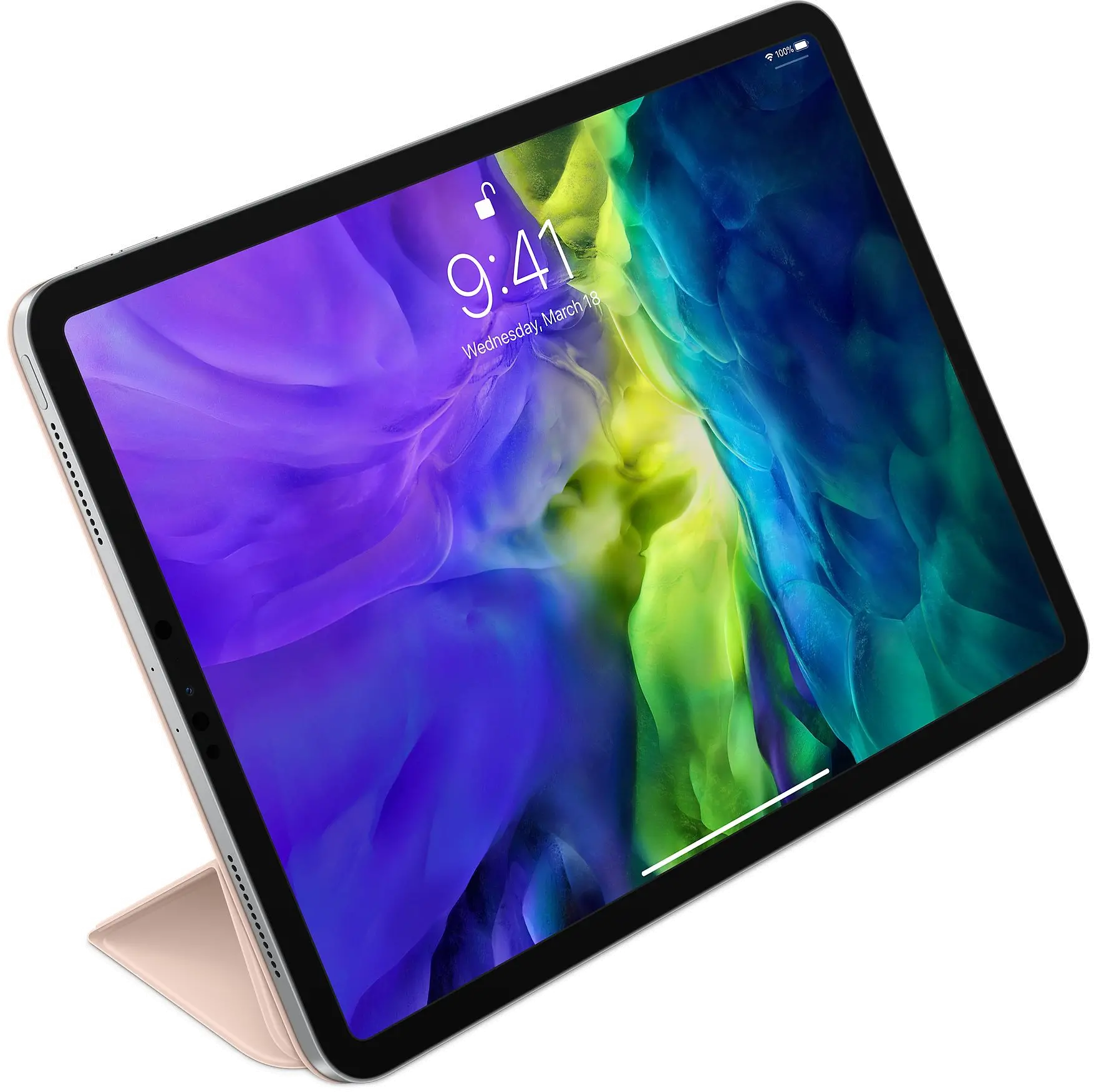 MXT52ZM/A Smart Folio Case for iPad Pro 11 Inch - Pink Sand-1