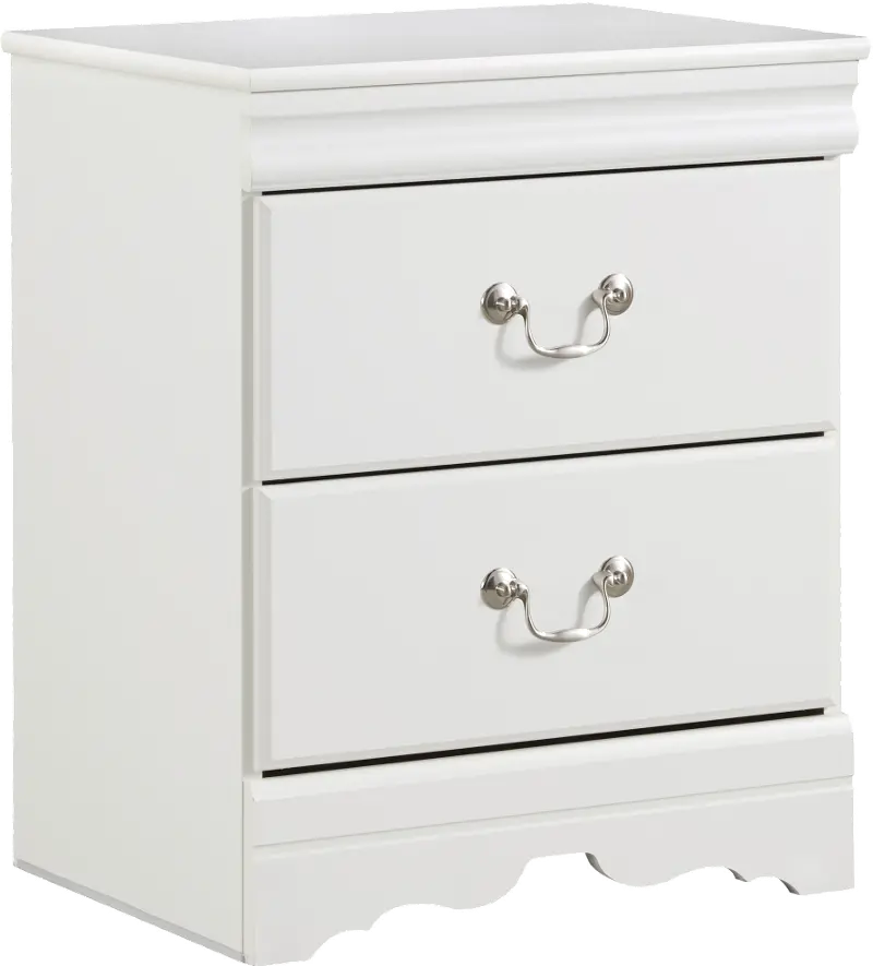 Anarasia White Nightstand