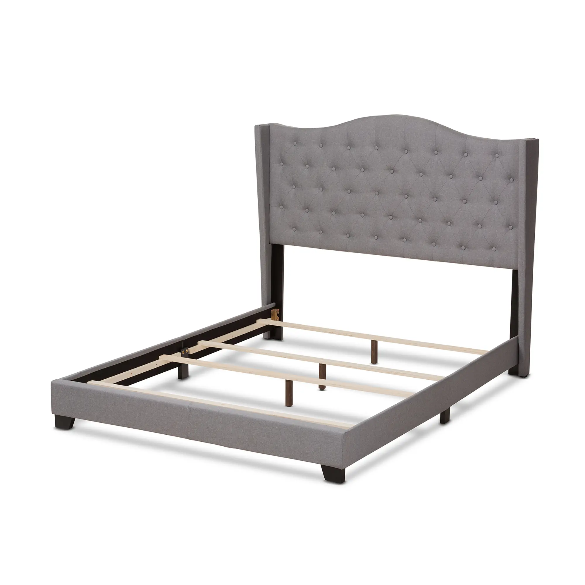 149-8974-RCW Light Gray Upholstered King Bed - Natasha-5
