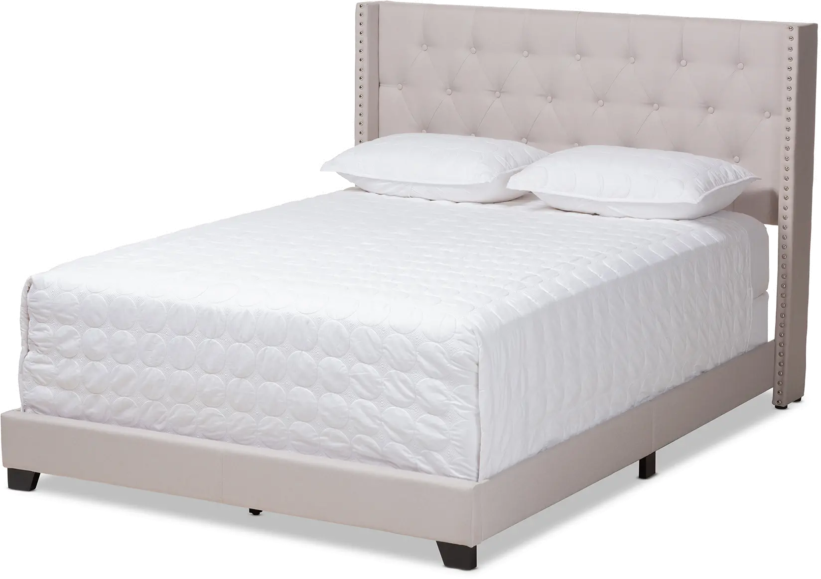 149-8946-RCW Contemporary Beige Upholstered King Bed - Westley-3