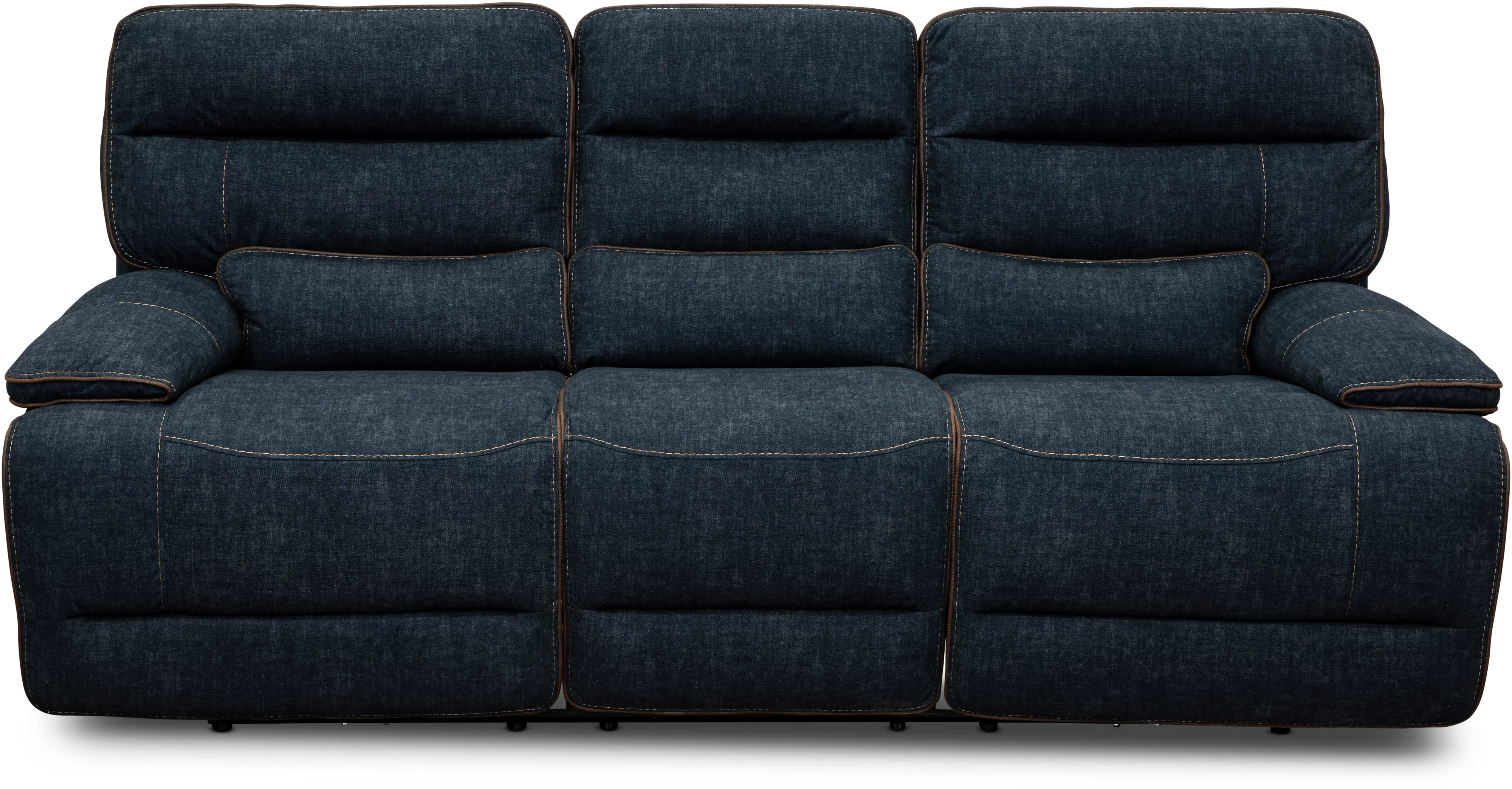 Rock Quarry Blue Power Reclining Sofa-1