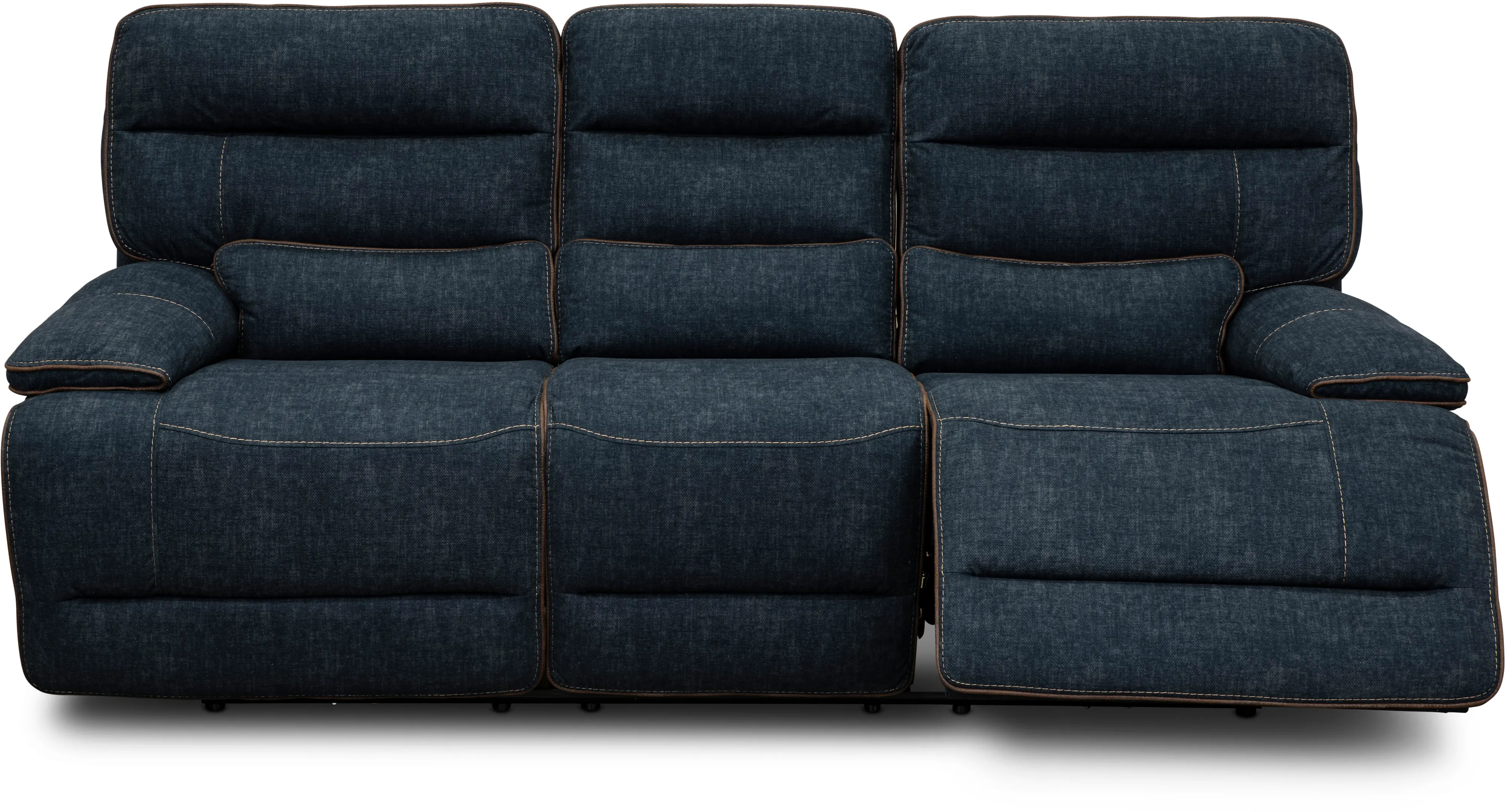 Rock Quarry Blue Power Reclining Sofa-3