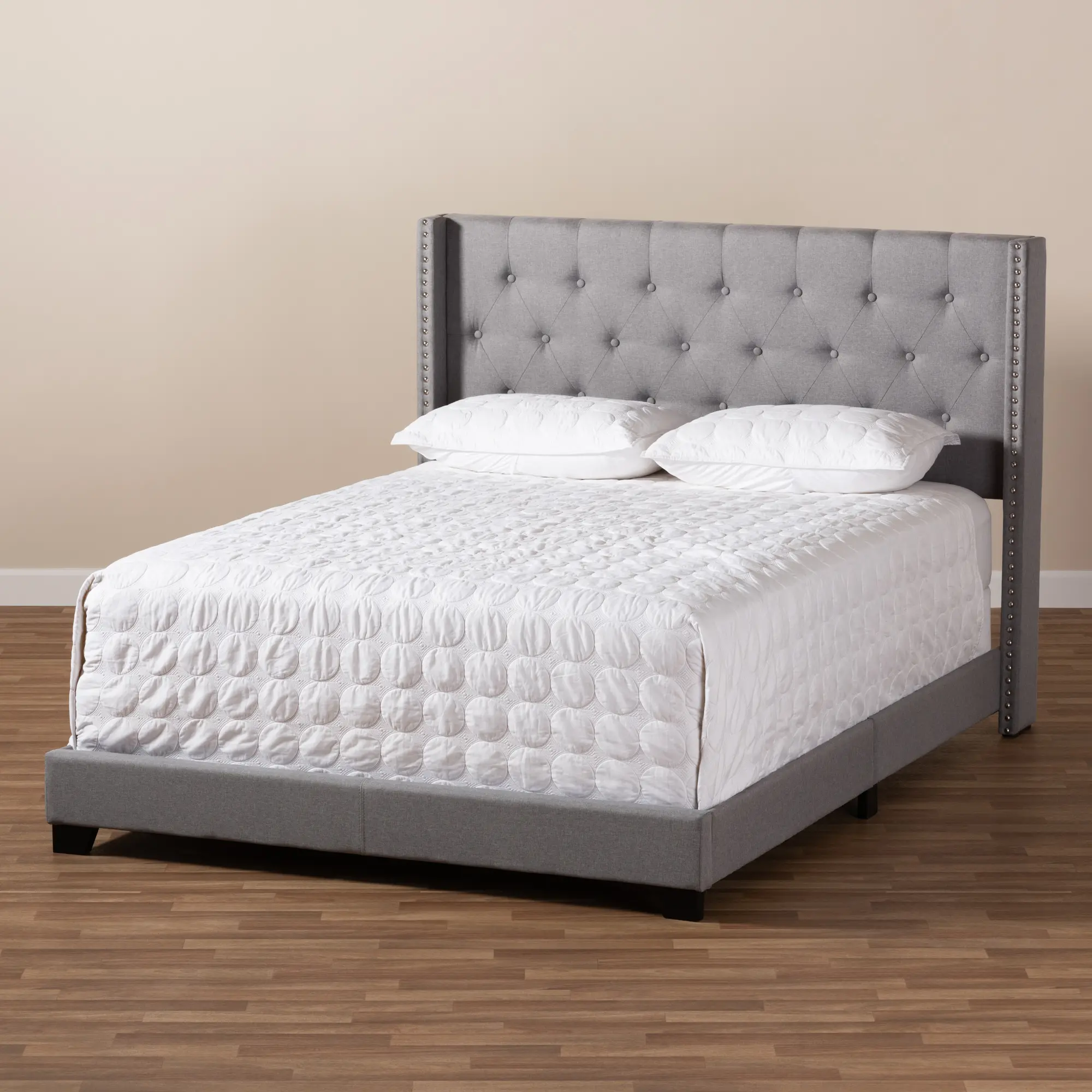 149-8938-RCW Contemporary Light Gray Upholstered Full Bed - Westley-3