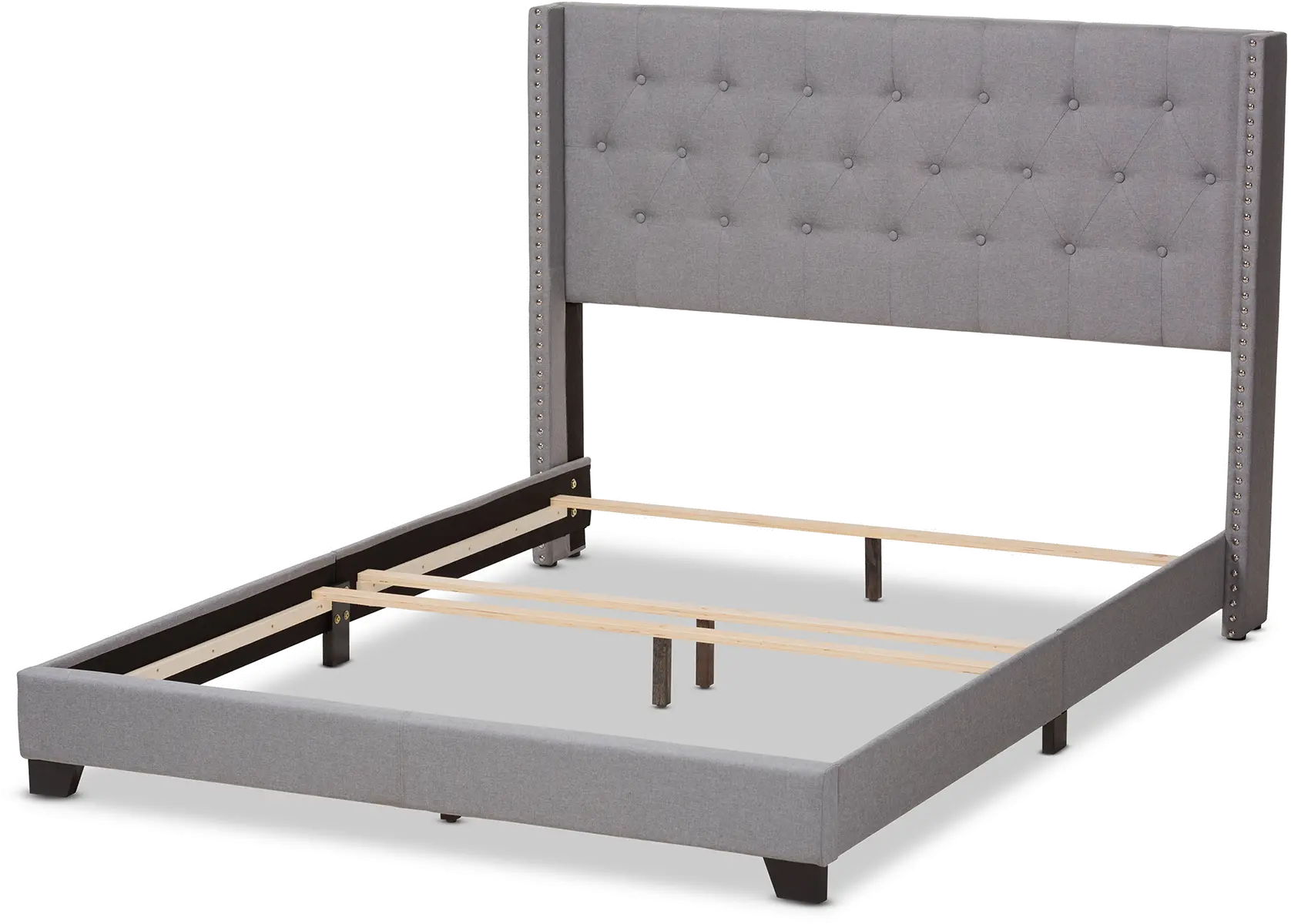149-8938-RCW Contemporary Light Gray Upholstered Full Bed - Westley-5