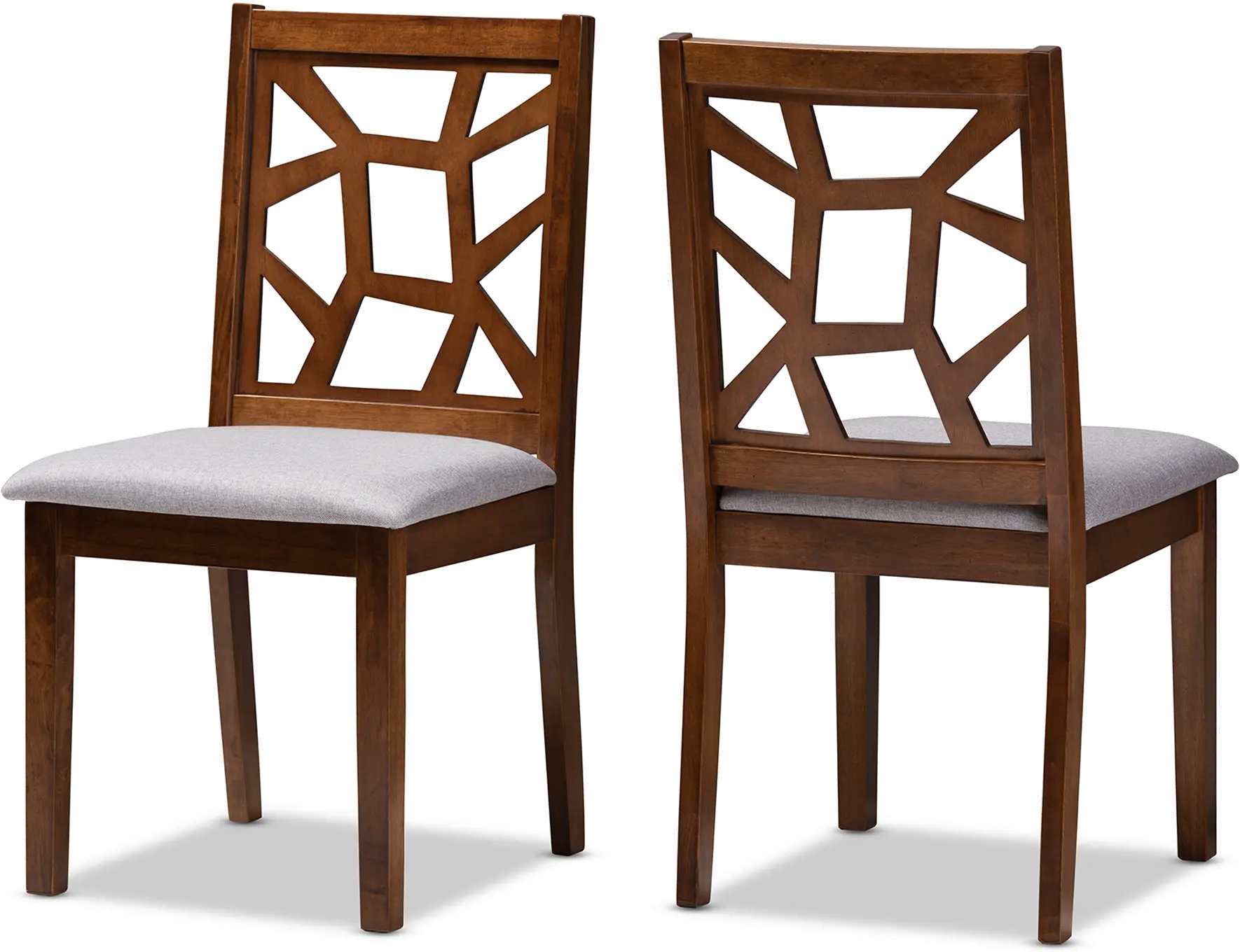 149-8963-RCW Abilene Brown Upholstered Dining Room Chair (Set of 2)-1