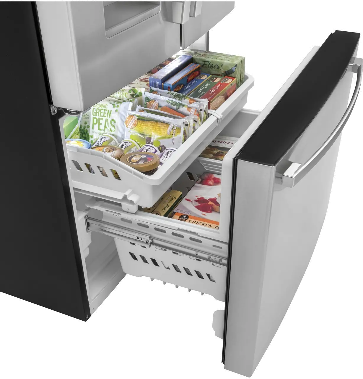 GFE26JYMFS GE 25.6 cu ft French Door Refrigerator - Stainless Steel-5