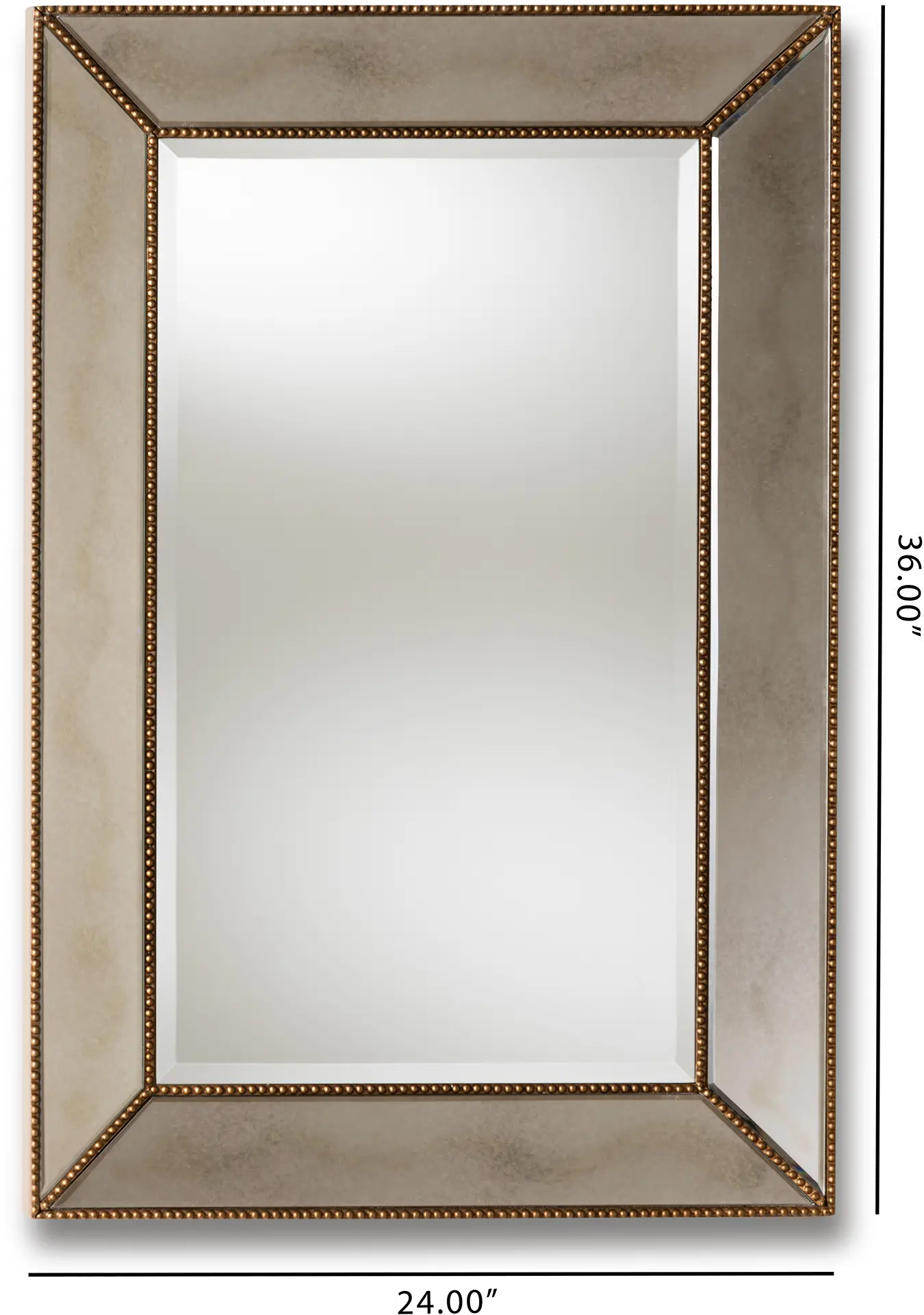 150-8869-RCW Contemporary Gold Finished Rectangular Accent Wall Mirror - Lamar-3