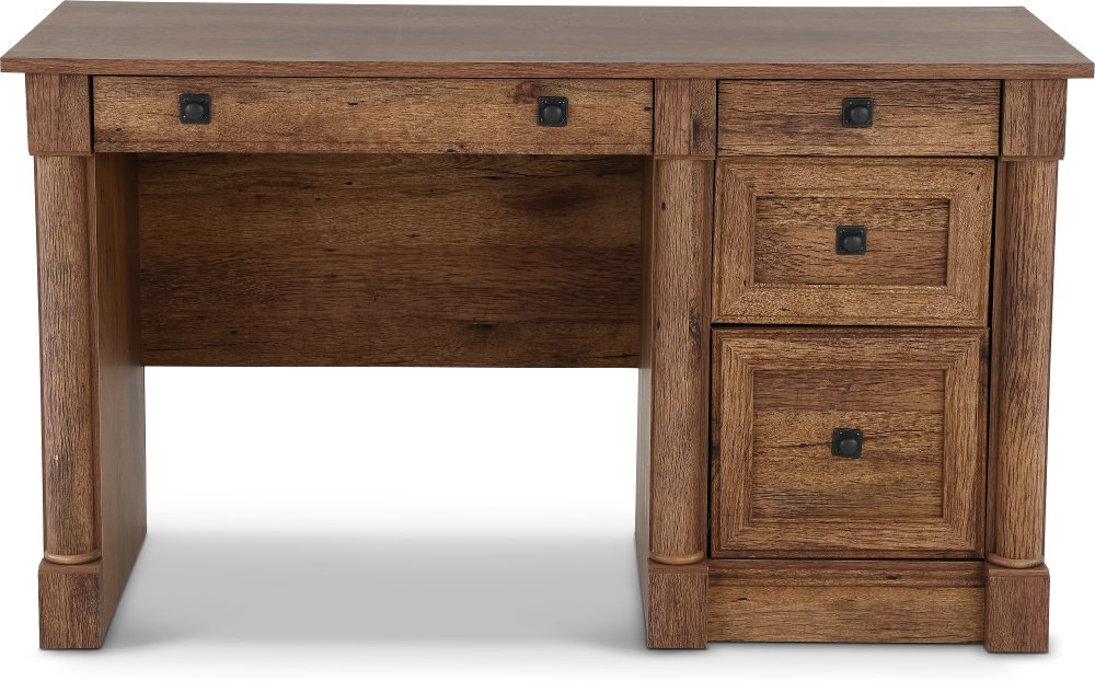 Palladia Brown Computer Desk