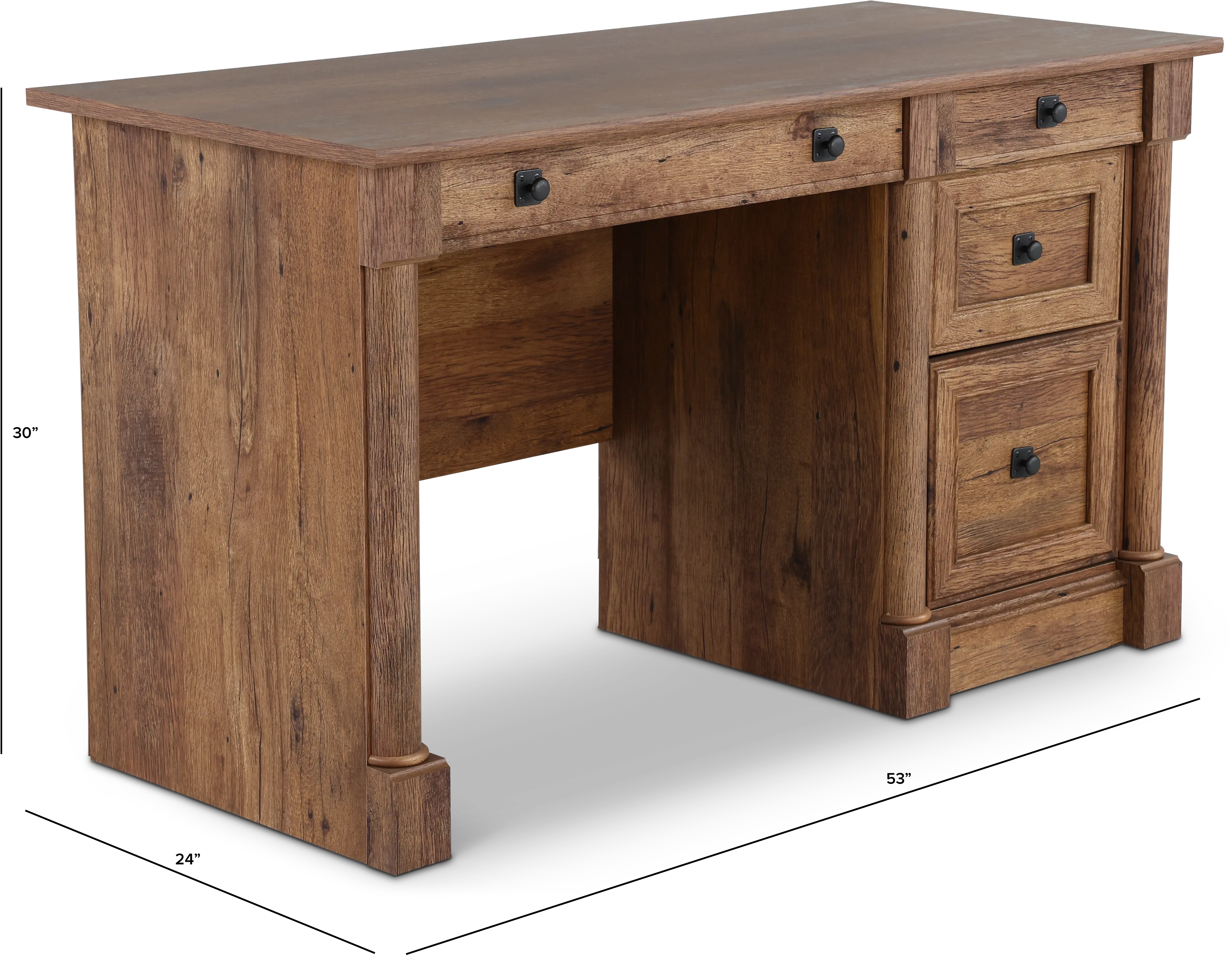 Palladia Brown Computer Desk-3
