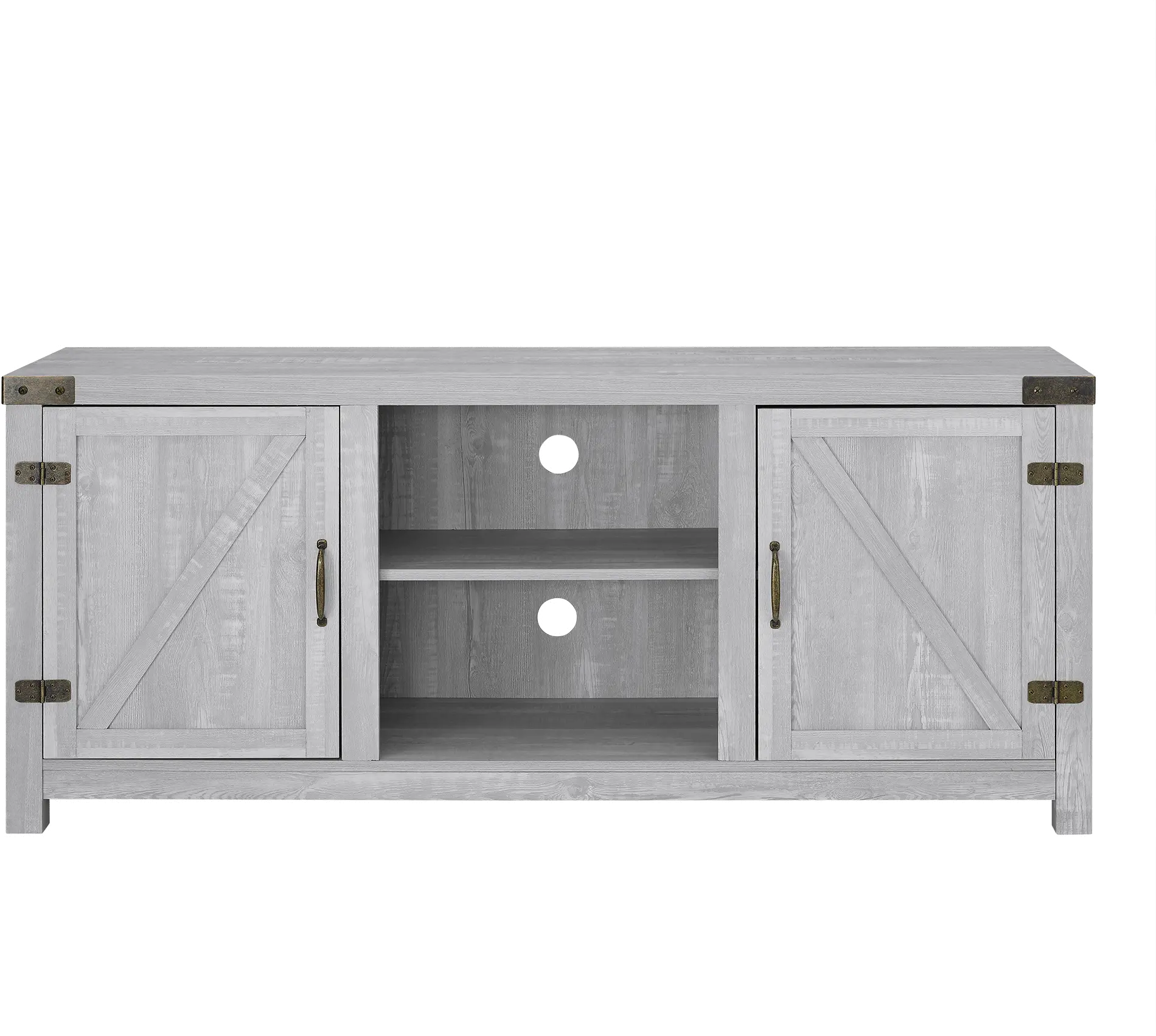 W58BDSDST Gray Farmhouse 58 Inch TV Stand - Walker Edison-2