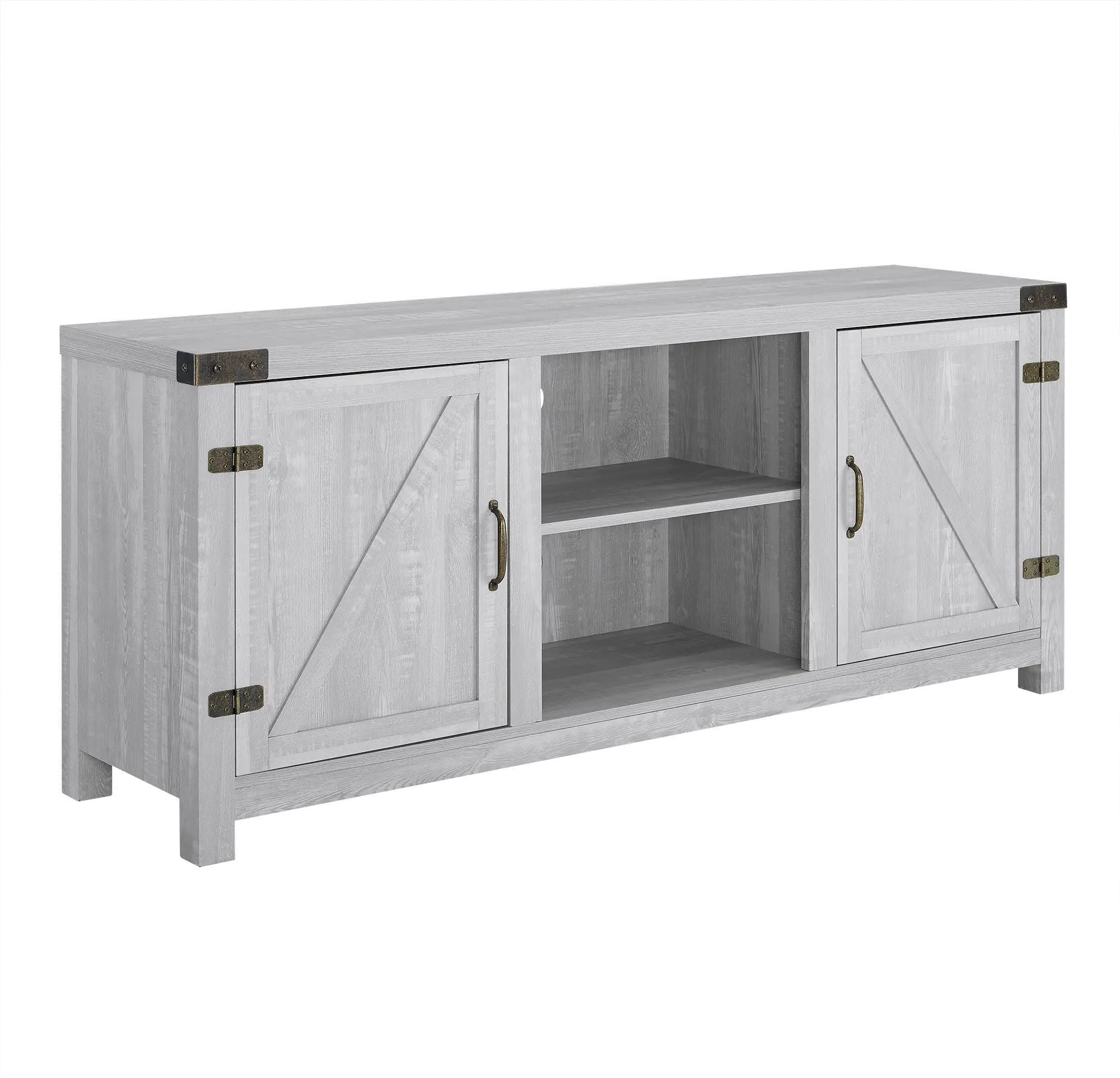 W58BDSDST Gray Farmhouse 58 Inch TV Stand - Walker Edison-3