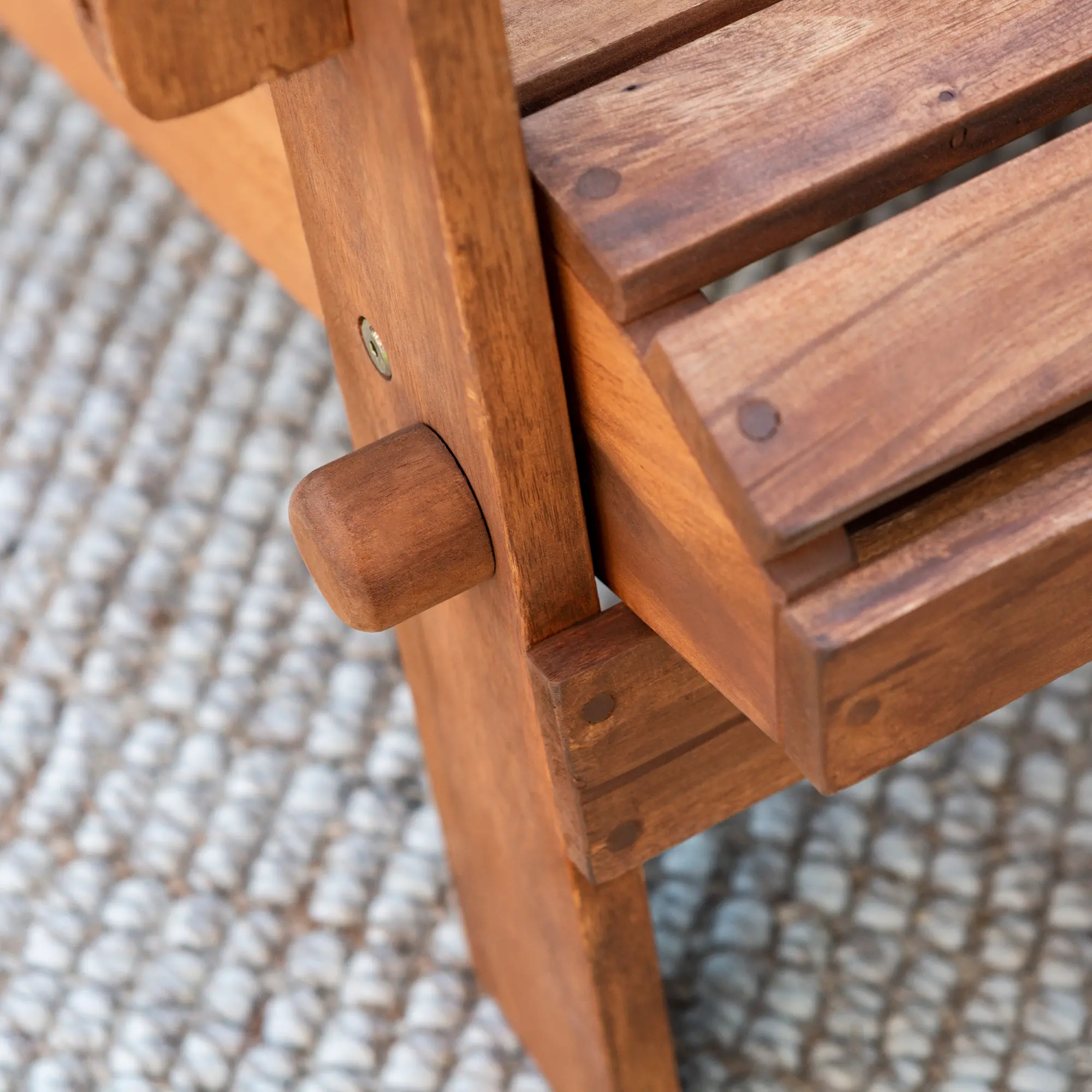 OWACBR Light Rustic Brown Outdoor Patio Adirondack Chair - Walker Edison-3