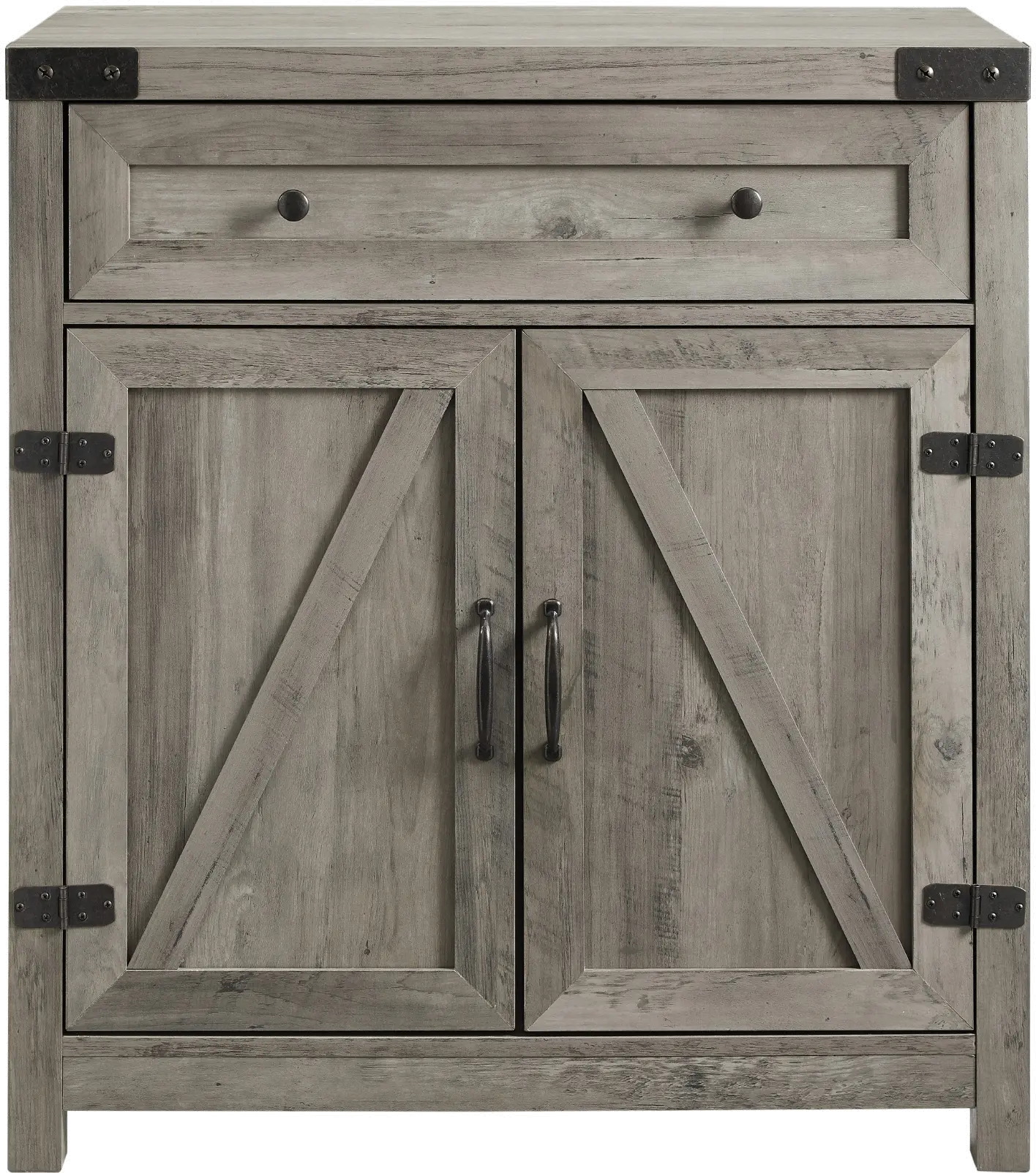 AF30BDGW Towne Gray Farmhouse Accent Cabinet - Walker Edison-1