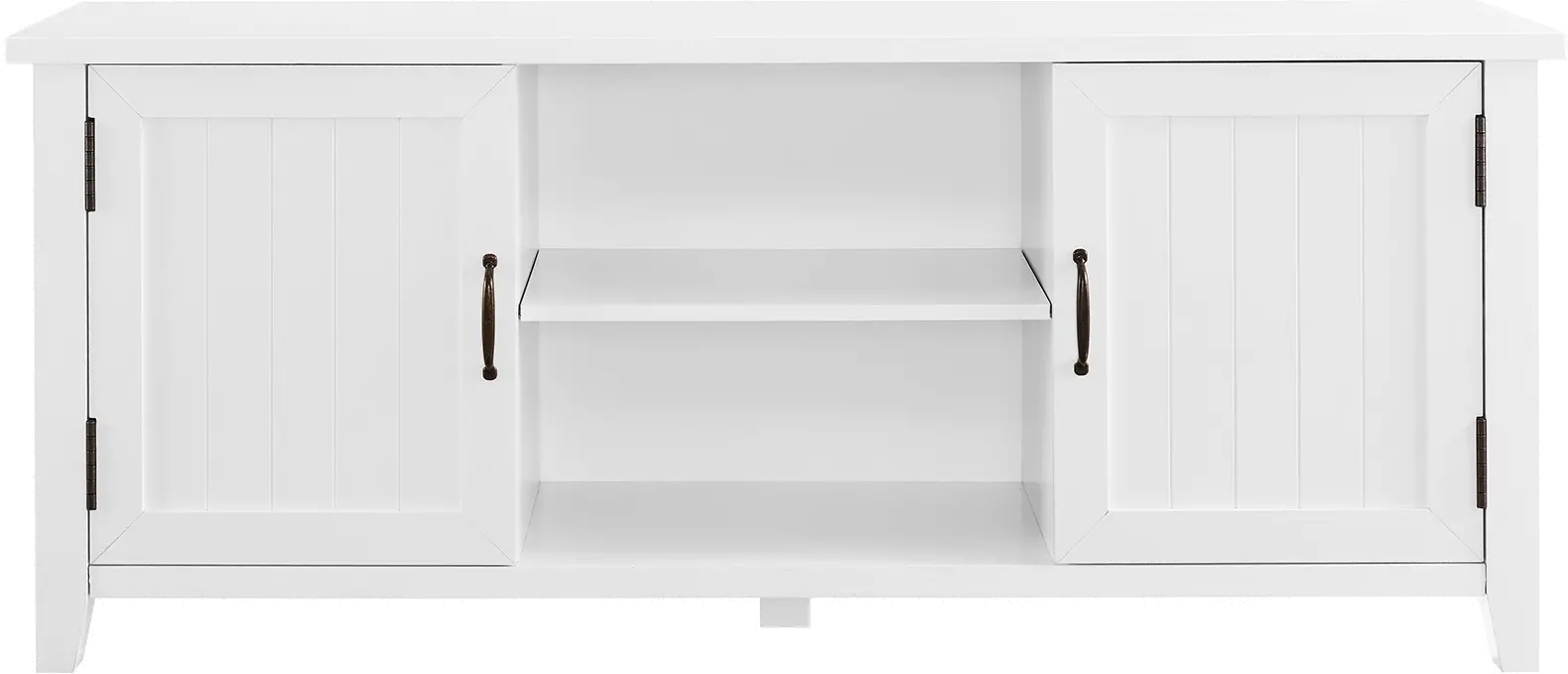 W58CS2DSW Carin White 58 Inch TV Stand - Walker Edison-1