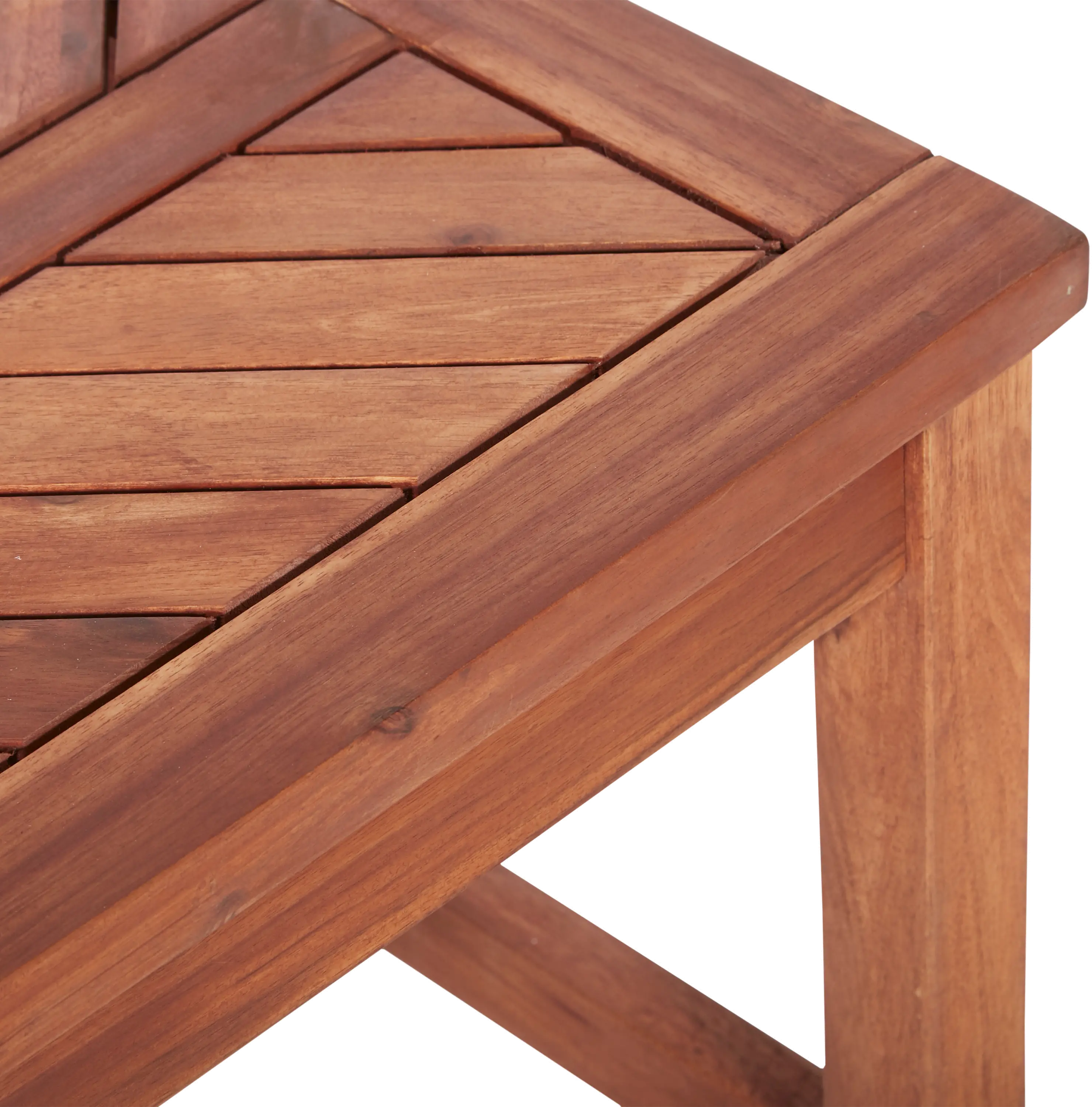 OWB53VINBR Vincent Natural 53 Inch Patio Dining Bench - Walker Edison-3