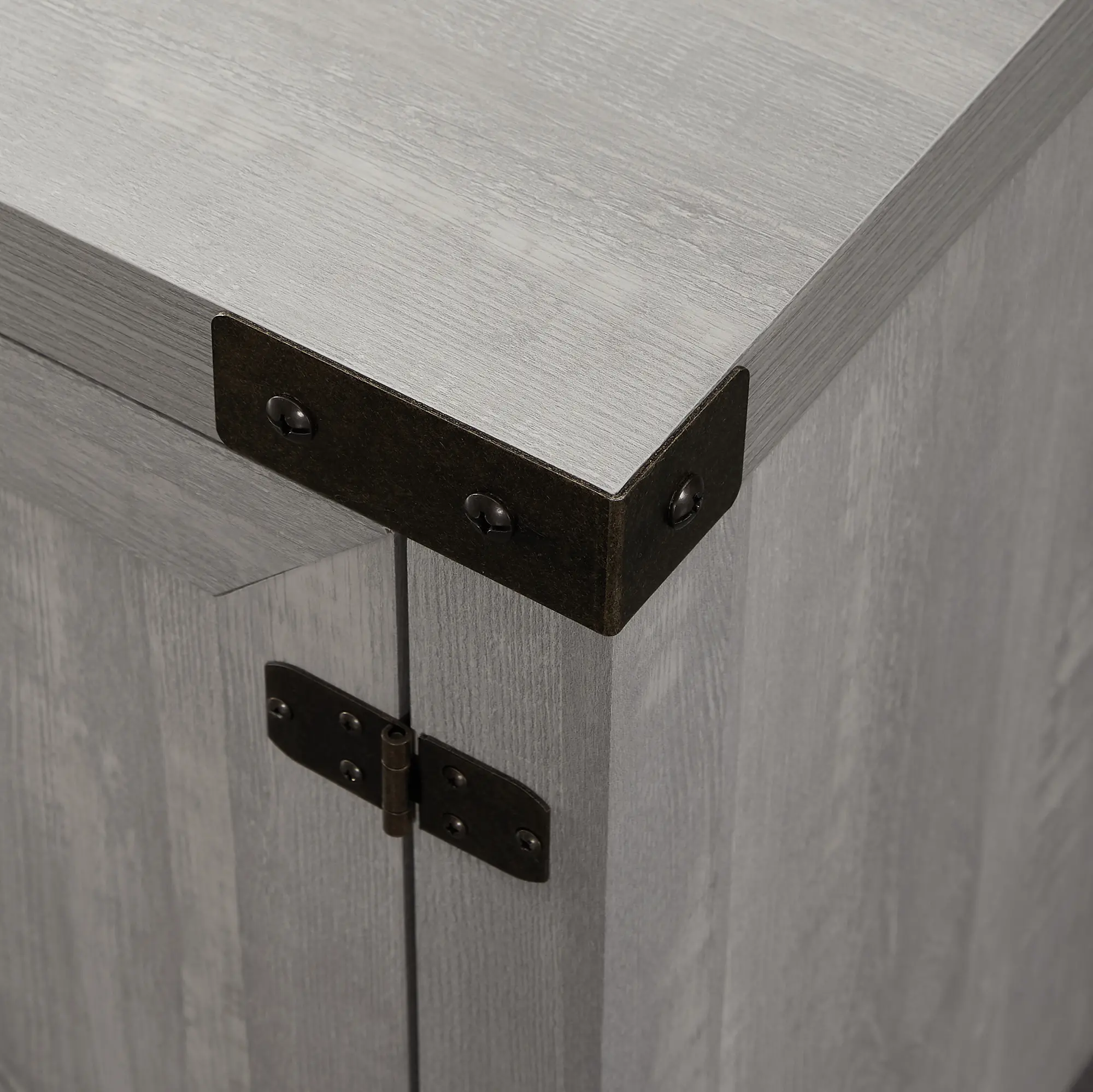 W70BDSDST Gray Farmhouse 70 Inch TV Stand - Walker Edison-3