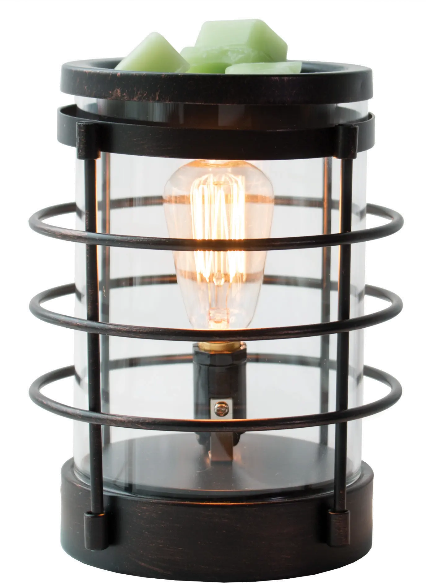 Black Coastal Vintage Bulb Illumination Fragrance Warmer-2