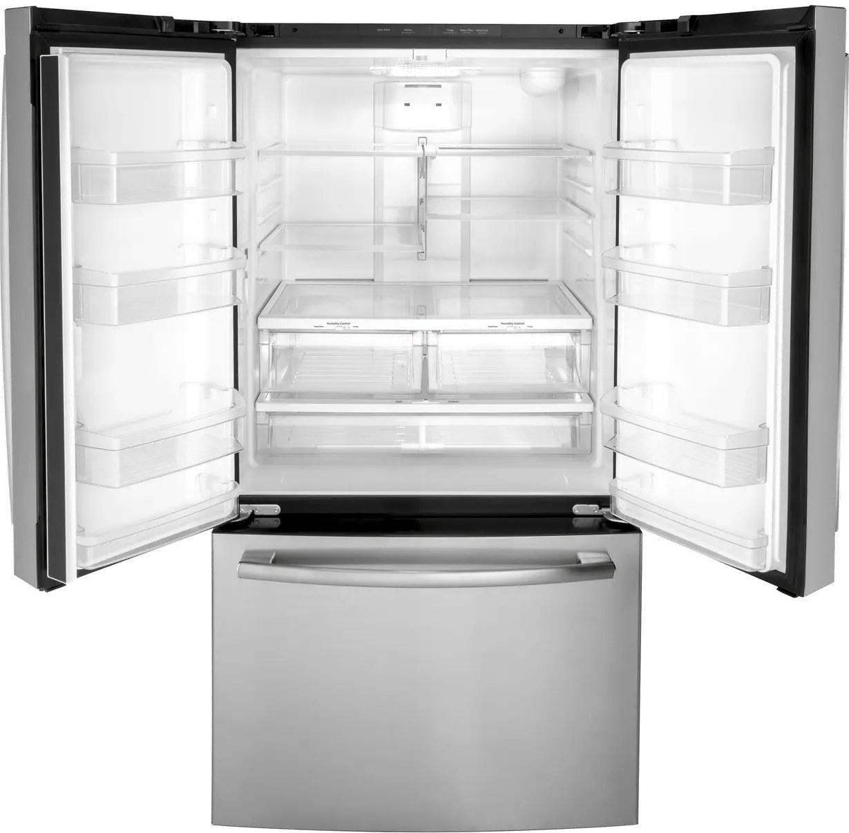 GNE27JYMFS GE 27 cu ft French Door Refrigerator - Stainless Steel-4