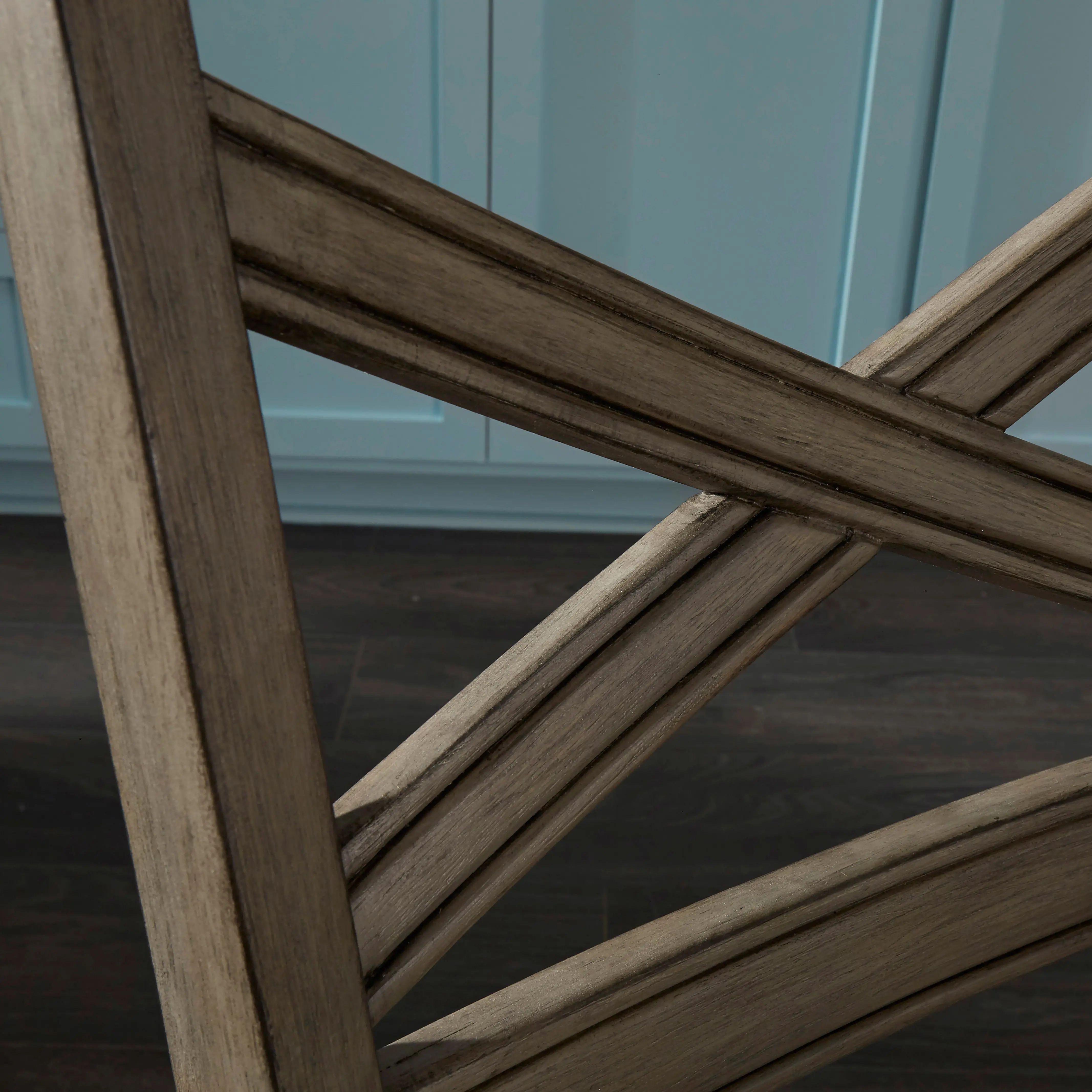 5525-80 Rustic Gray Dining Room Chair (Set of 2) - Mountain Lodge-3