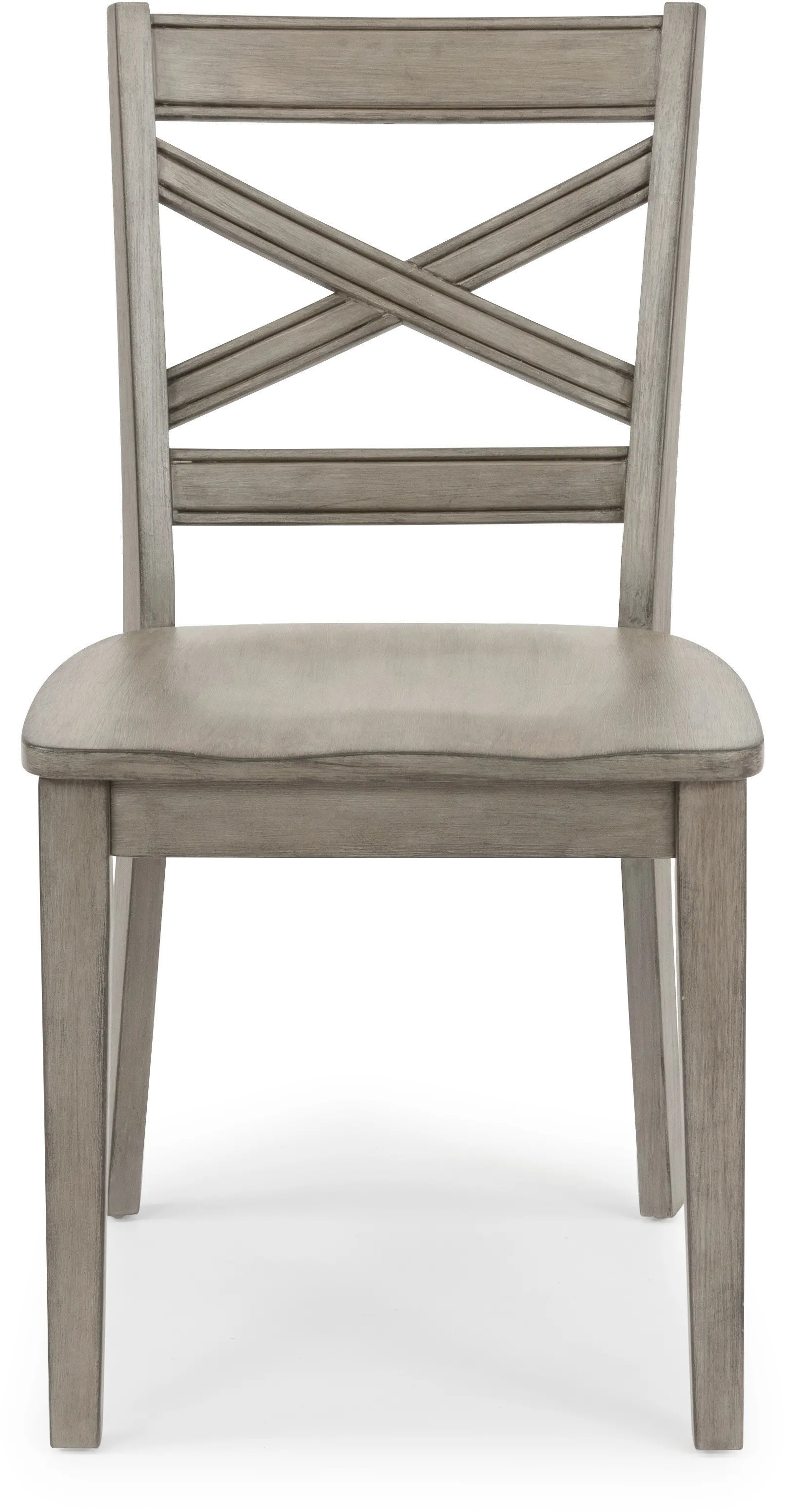5525-80 Rustic Gray Dining Room Chair (Set of 2) - Mountain Lodge-1