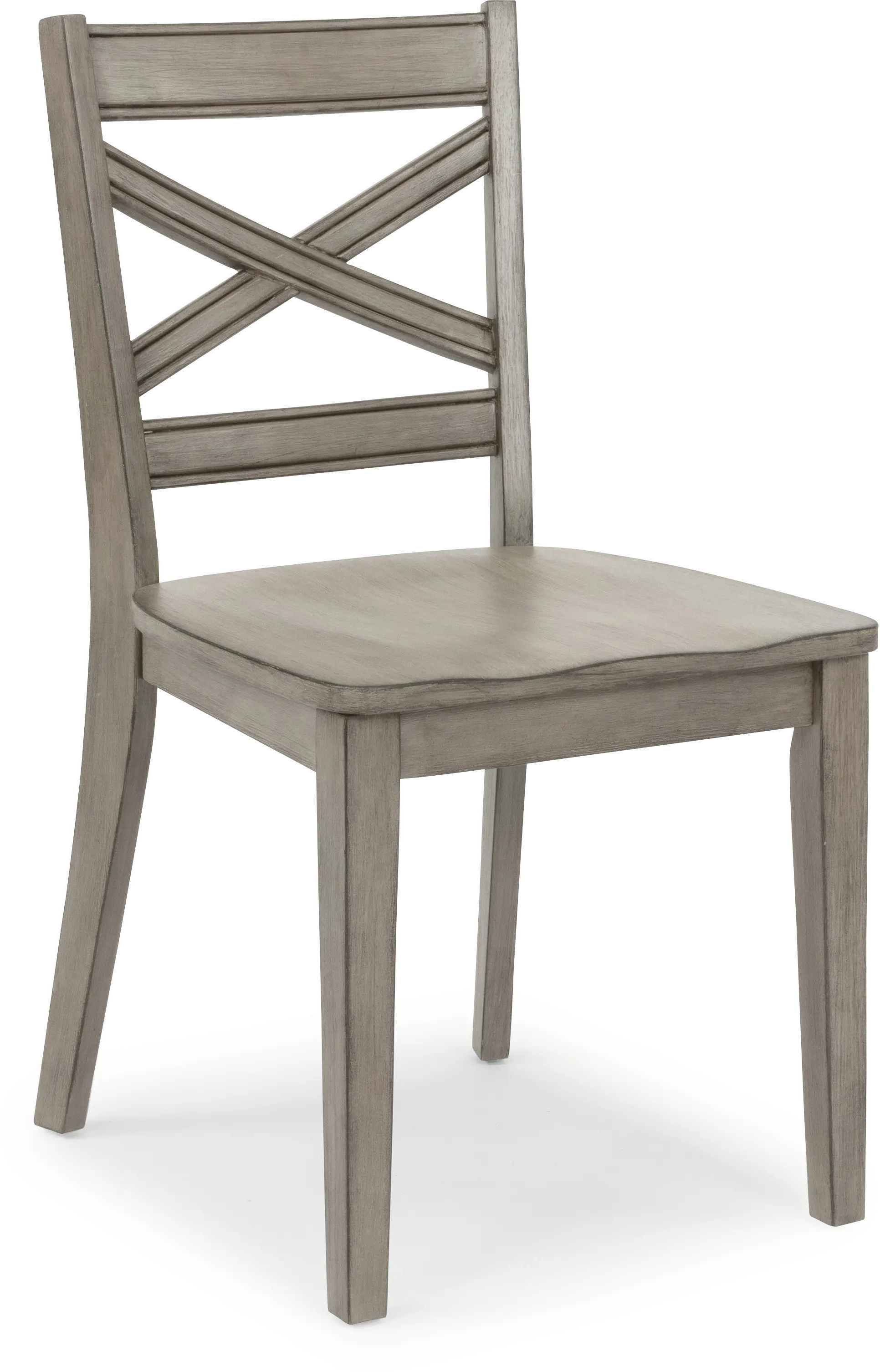 5525-80 Rustic Gray Dining Room Chair (Set of 2) - Mountain Lodge-5