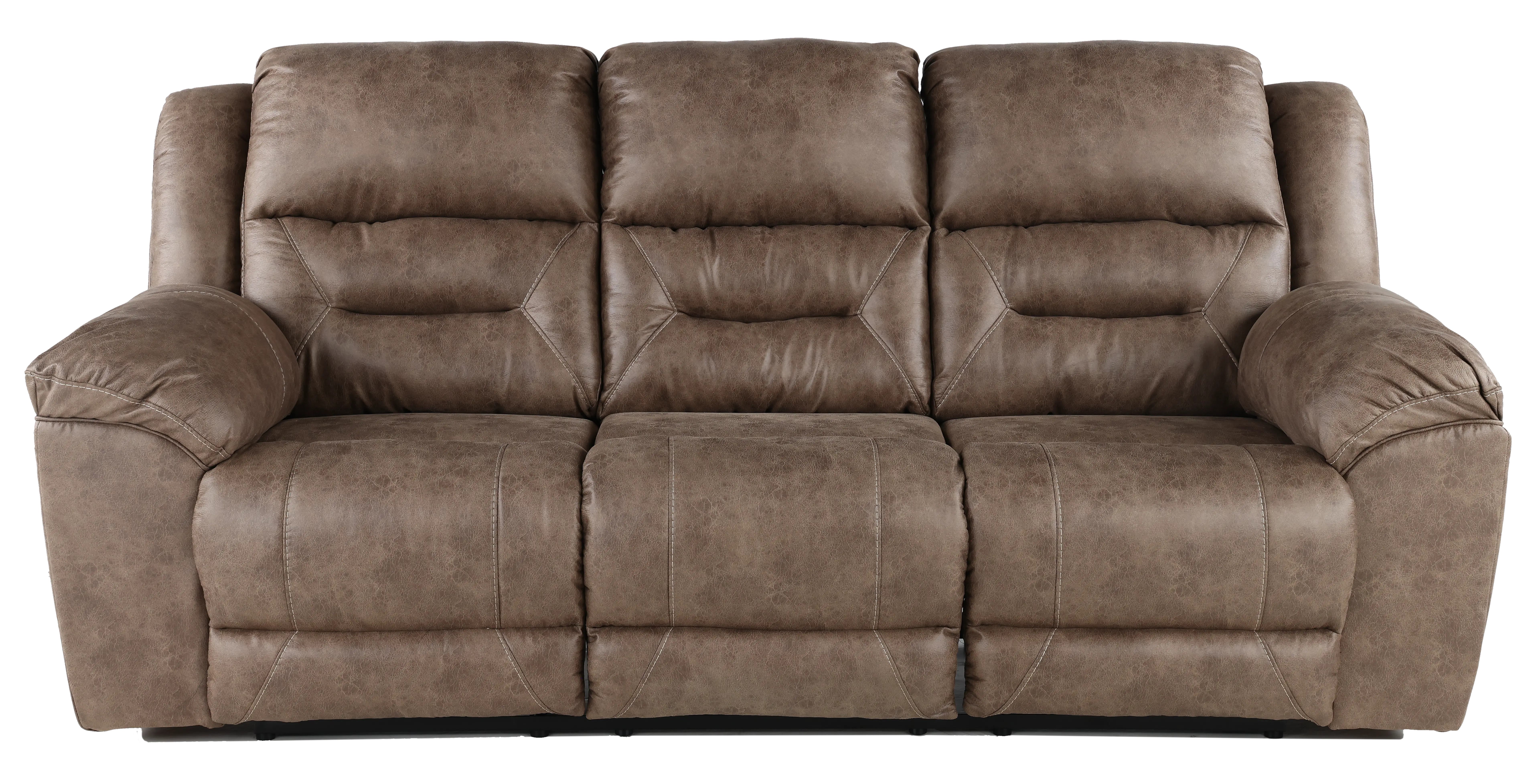 Stoneland Fossil Brown Casual Reclining Sofa-1