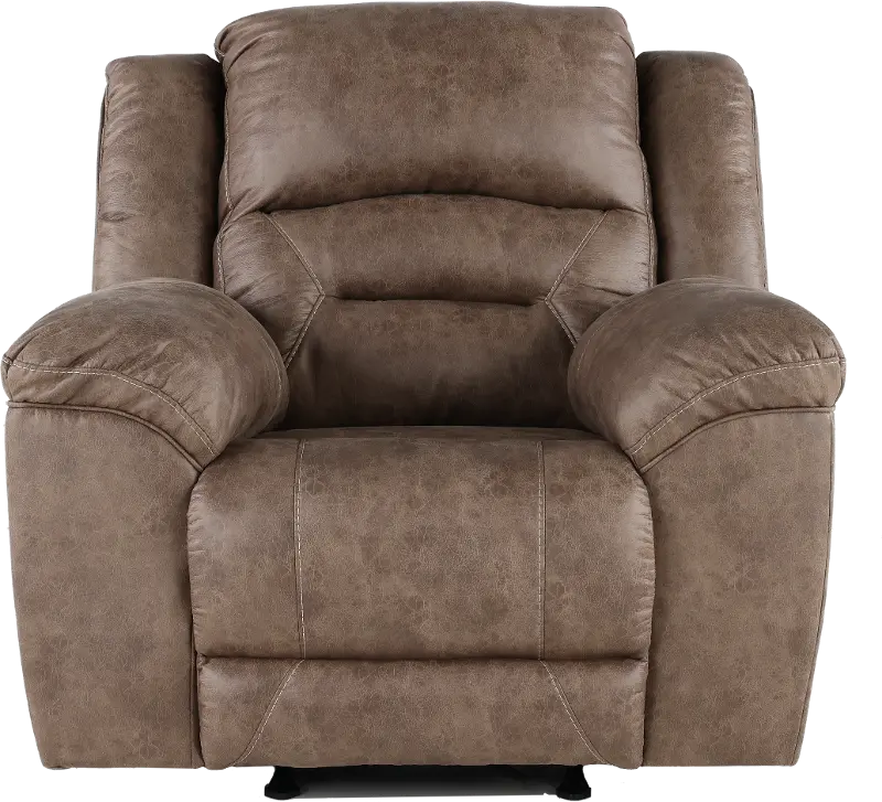 Stoneland Fossil Brown Casual Recliner