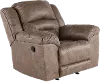 Stoneland Fossil Brown Manual Recliner