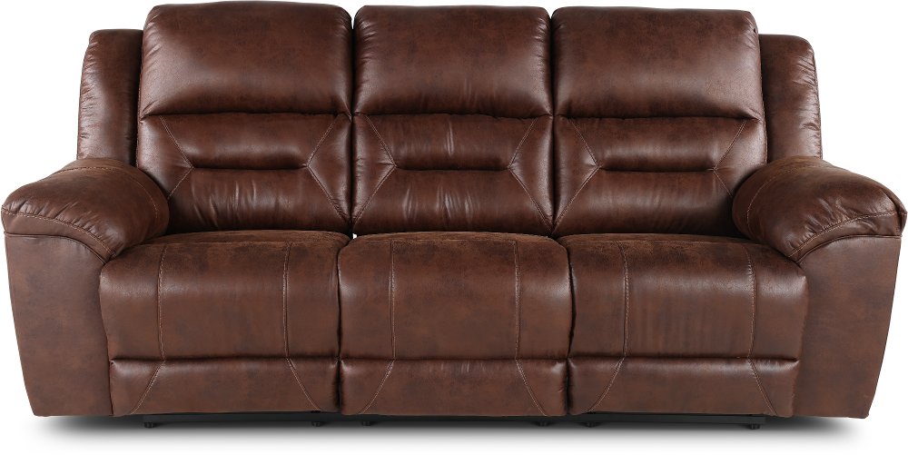 Stoneland Brown Casual Reclining Sofa