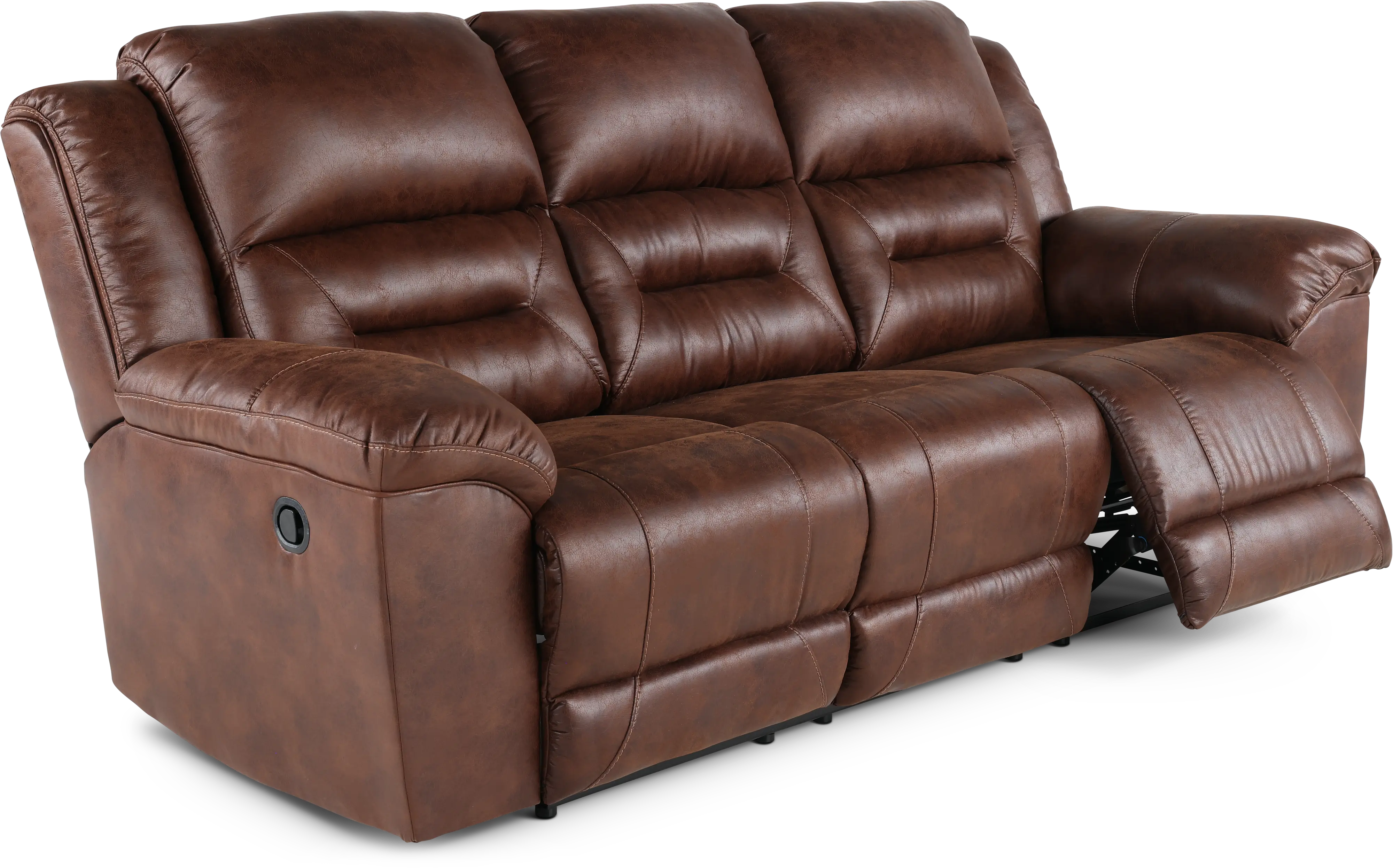 Stoneland Brown Casual Reclining Sofa-5