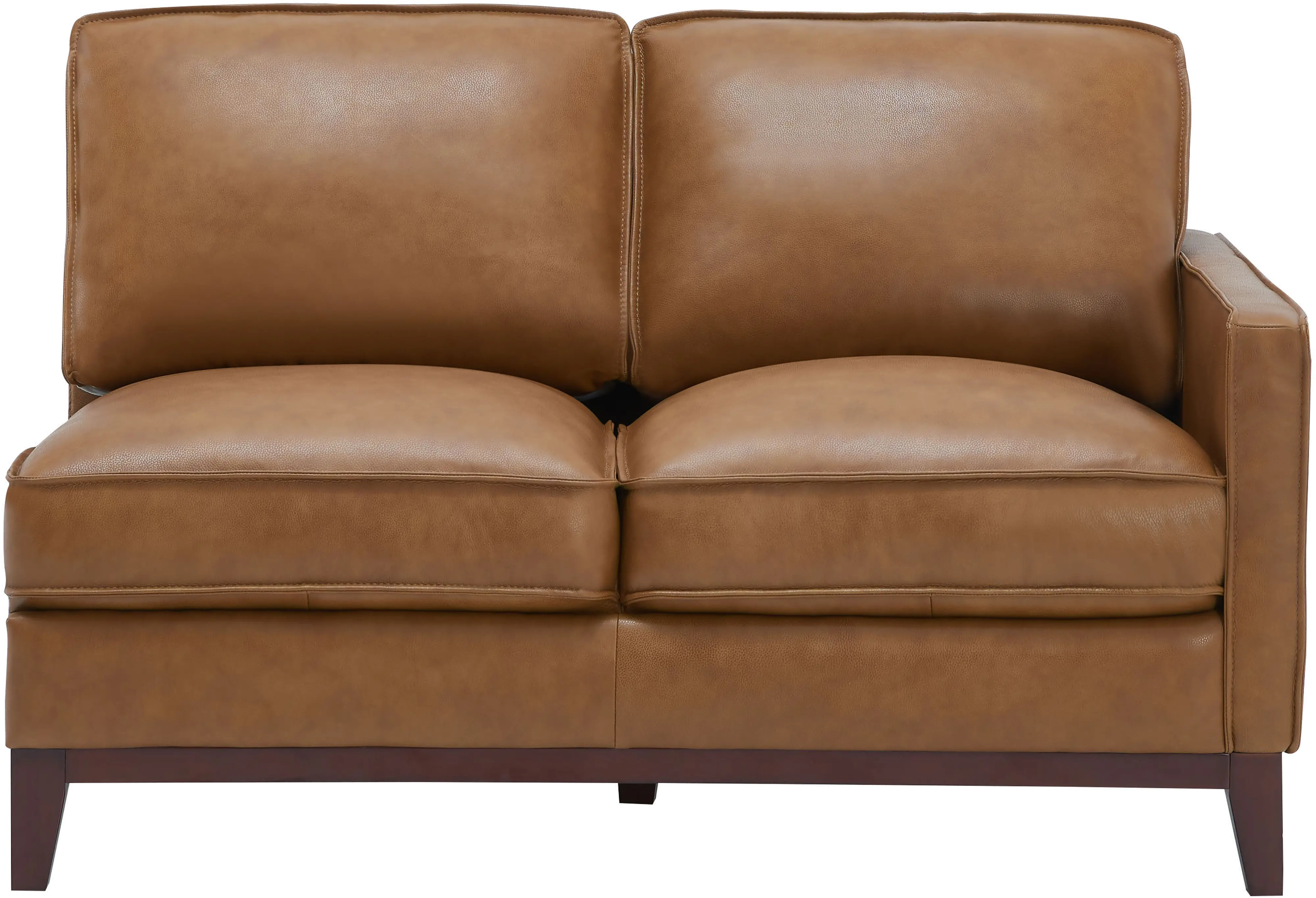 Camel Brown Right-arm Facing Loveseat - Newport-1