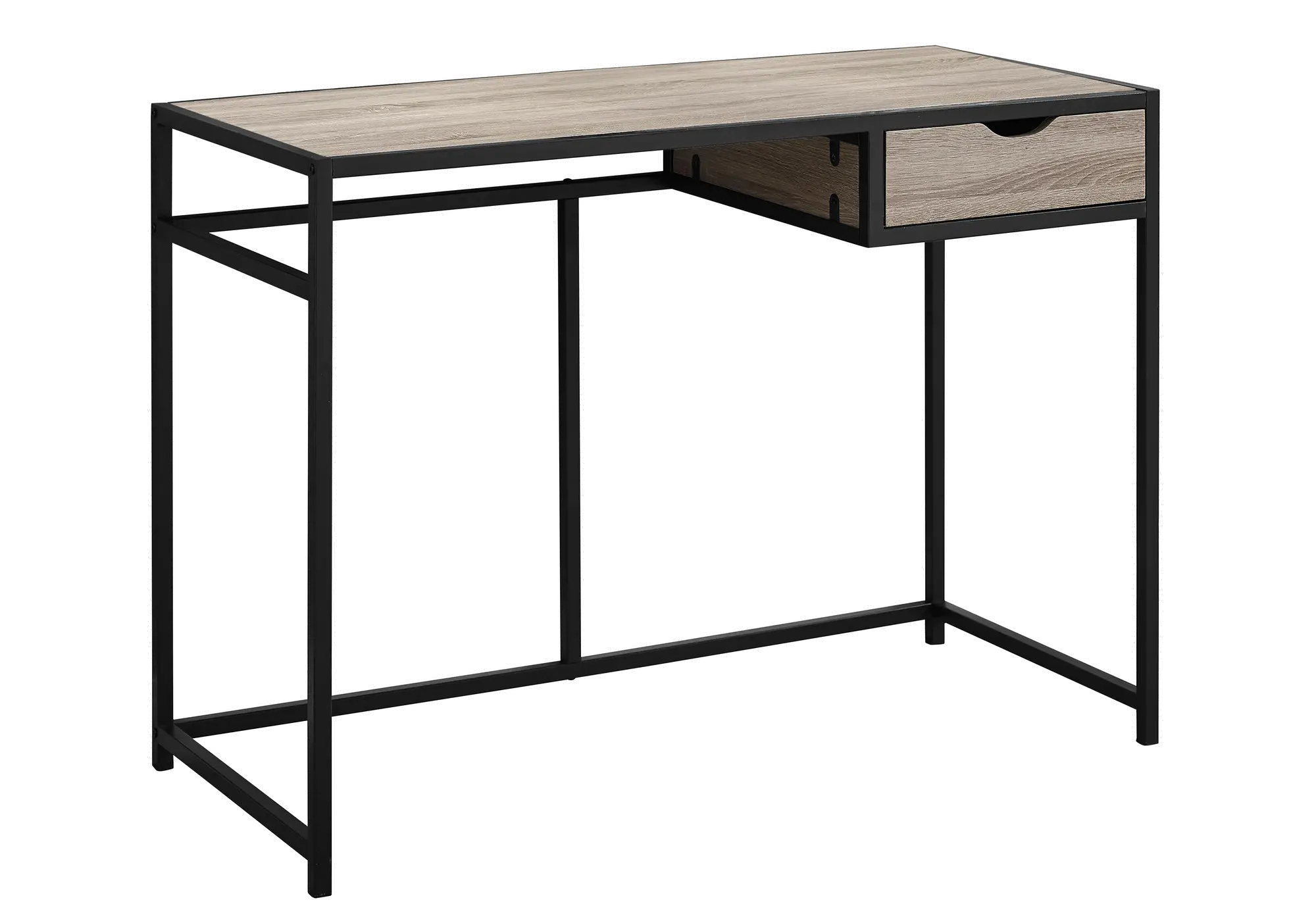 Industrial Reclaimed Wood Metal Computer Desk-1