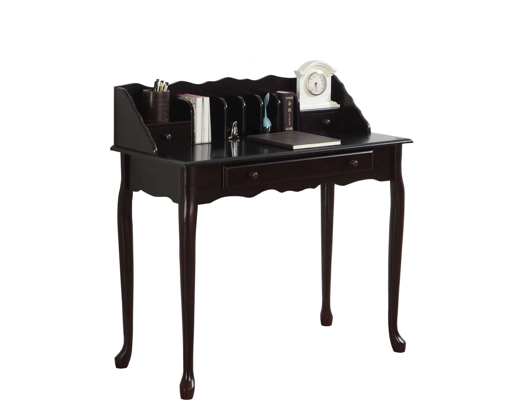 Dark Cherry Computer Desk-1