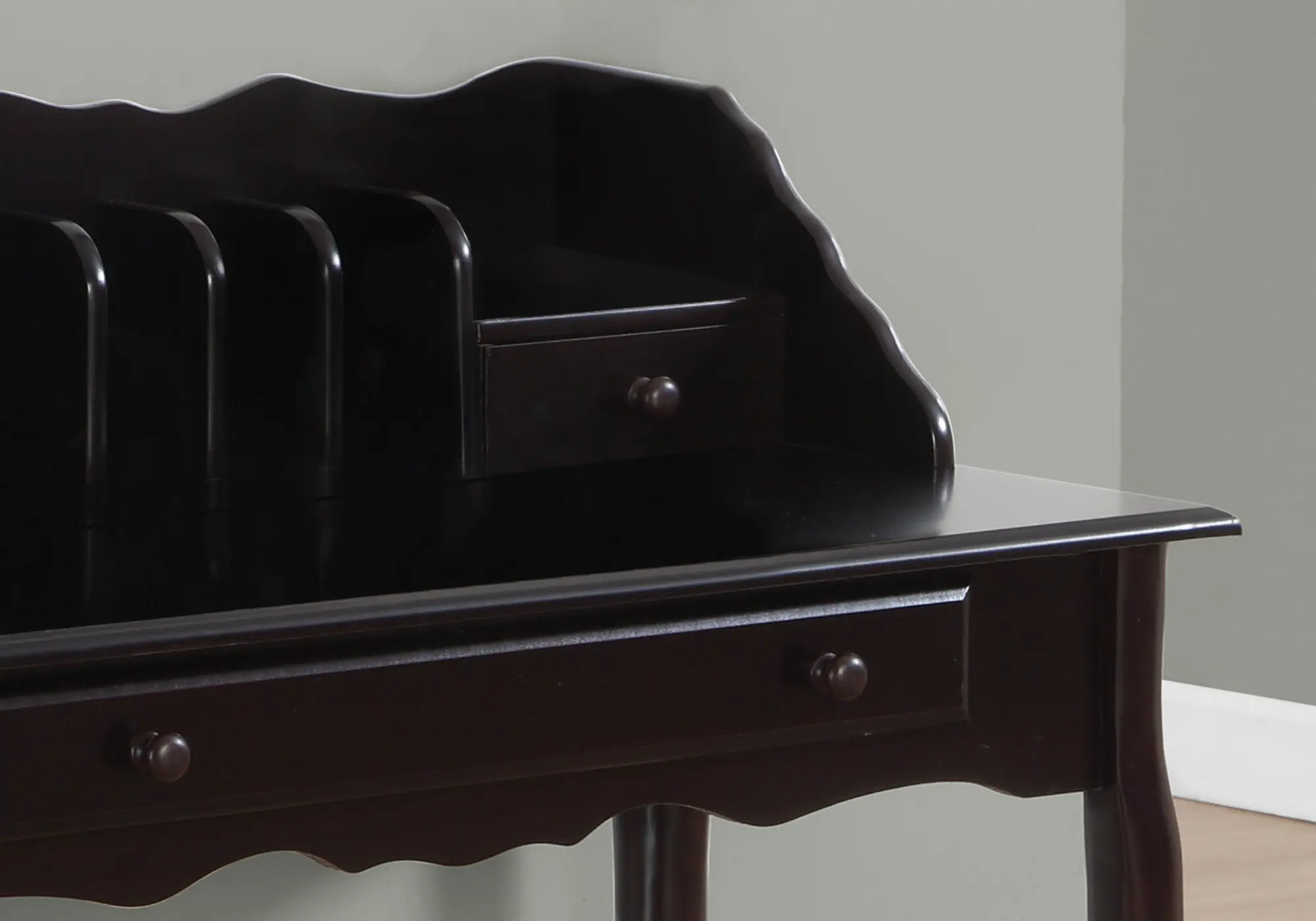 Dark Cherry Computer Desk-3