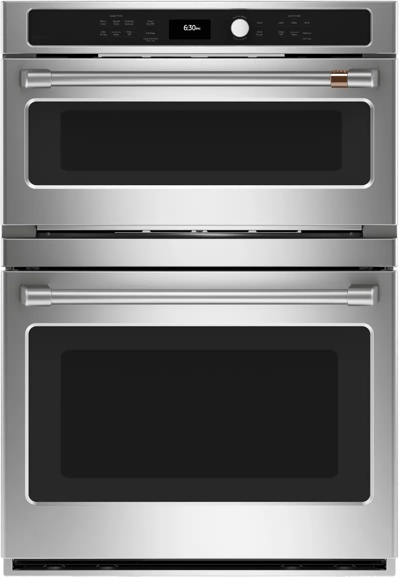 Cafe 6.7 cu ft Combination Wall Oven - Stainless Steel 30 Inch