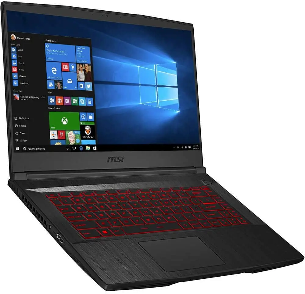 MSI GF65 THIN 10SER-459 MSI GF65 Thin Gaming Laptop 15.6  i7, 8GB, 512GB SSD-2