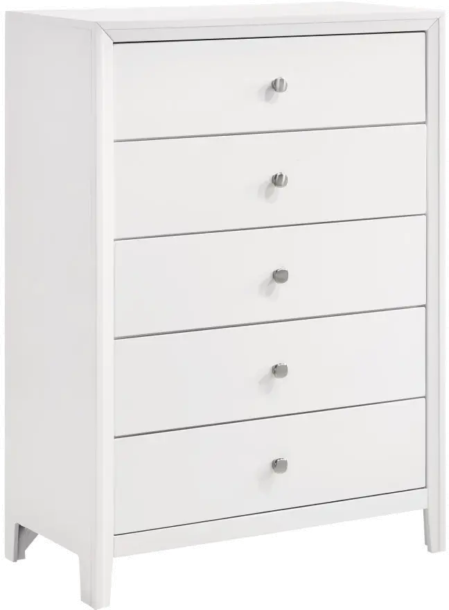 Grant White Chest of Drawers-1