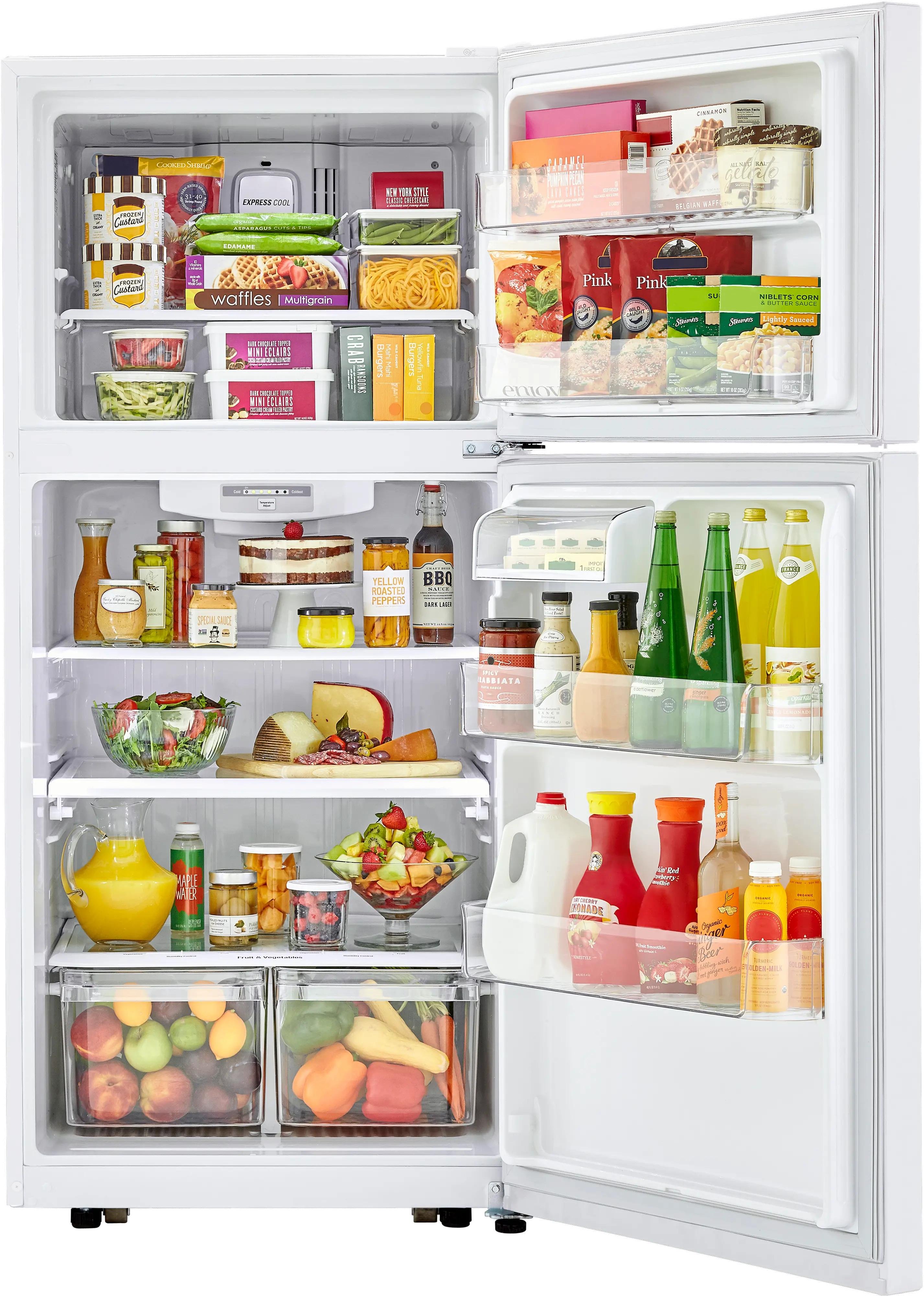 LTCS20020W LG 20.2 cu ft Top Freezer Refrigerator - 30 W White-3