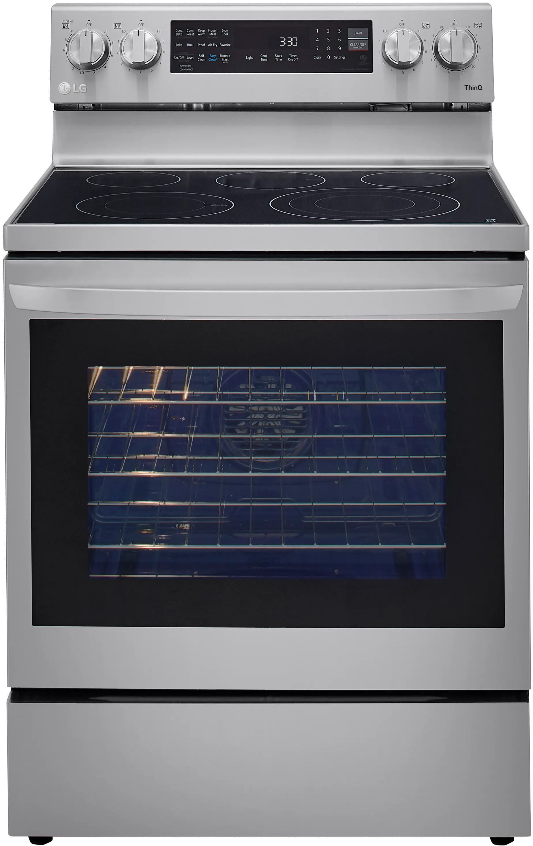 LREL6325F LG 6.3 cu ft Electric Range with InstaView - Stainless Steel-1